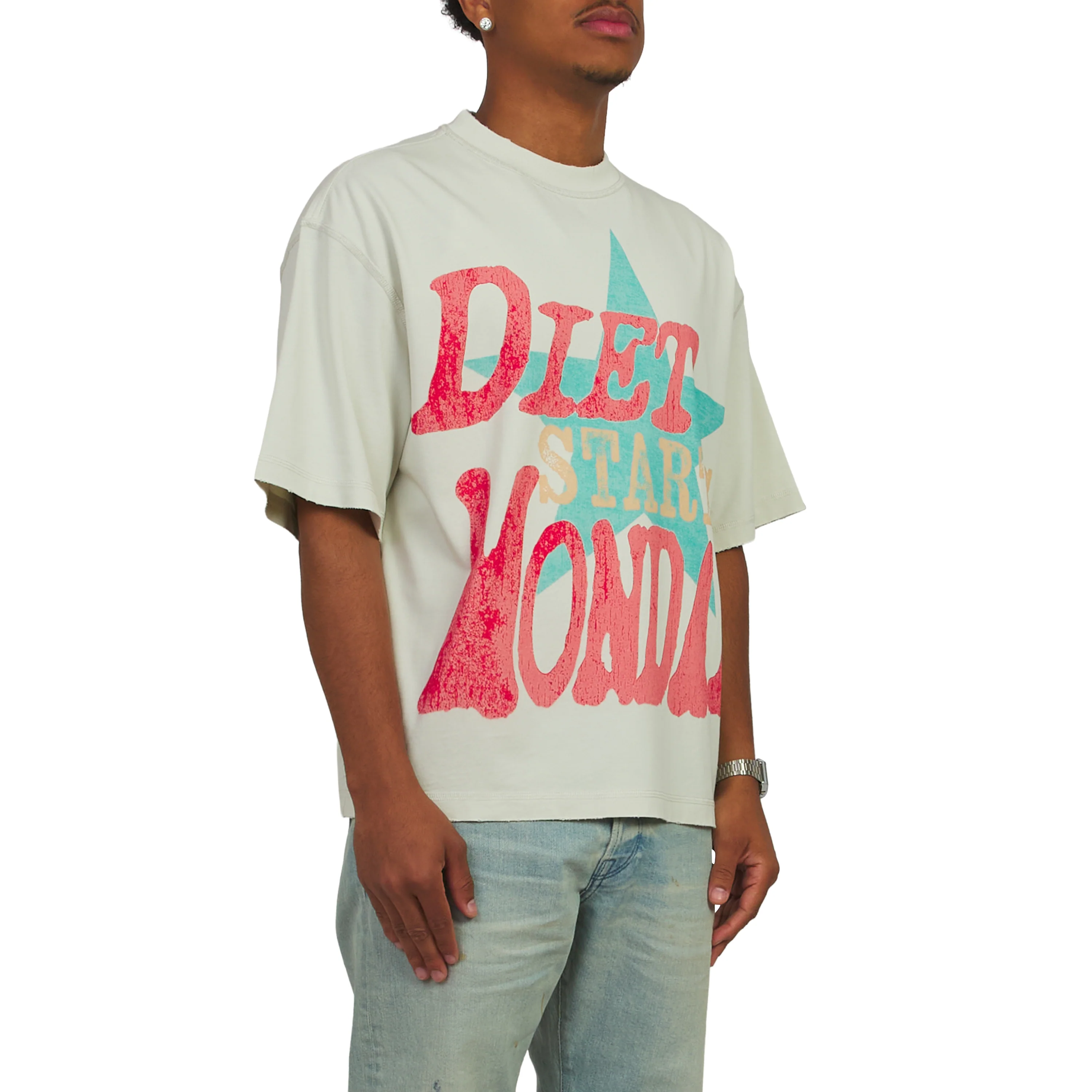 Jumbo Star Tee | Antique White - Image 2