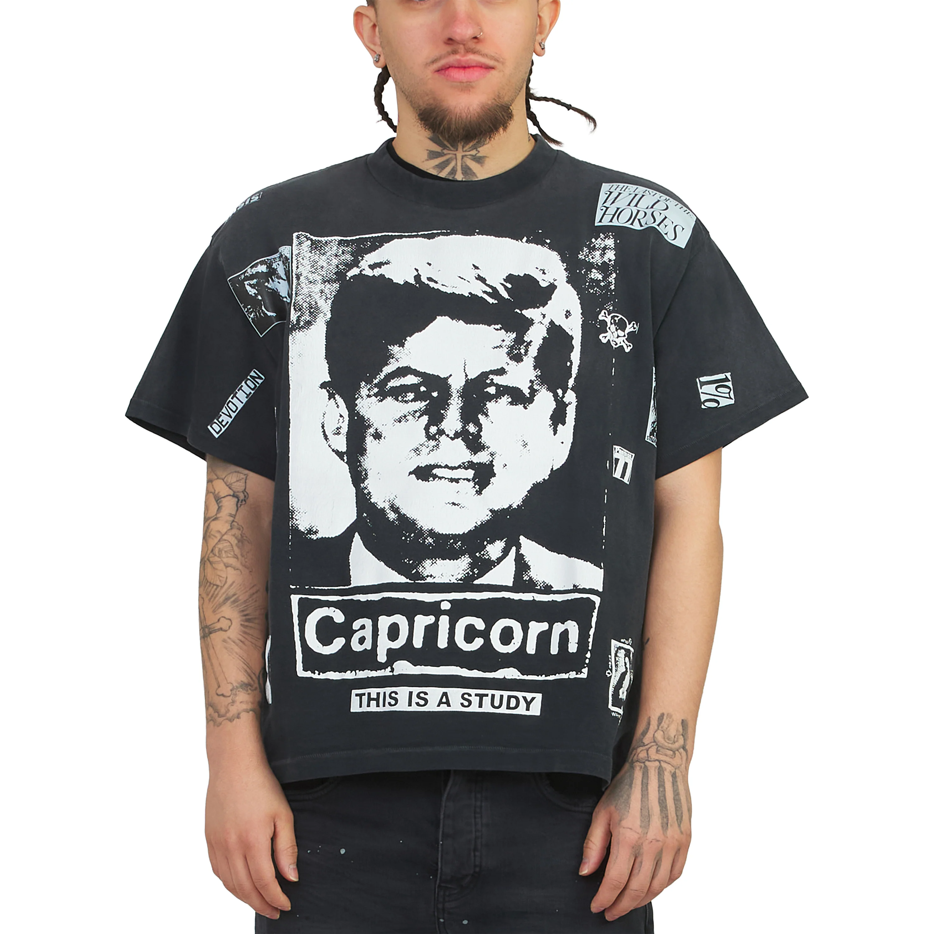 Kennedy Capricorn Tee | Black - Image 4