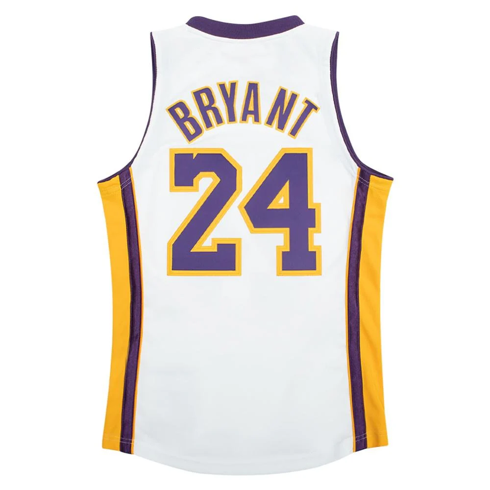 Kobe Bryant 09/10 Auth LA Lakers Jersey | White - Image 2