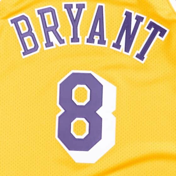 Kobe Bryant 1996/97 LA Lakers Auth Jersey - Image 5