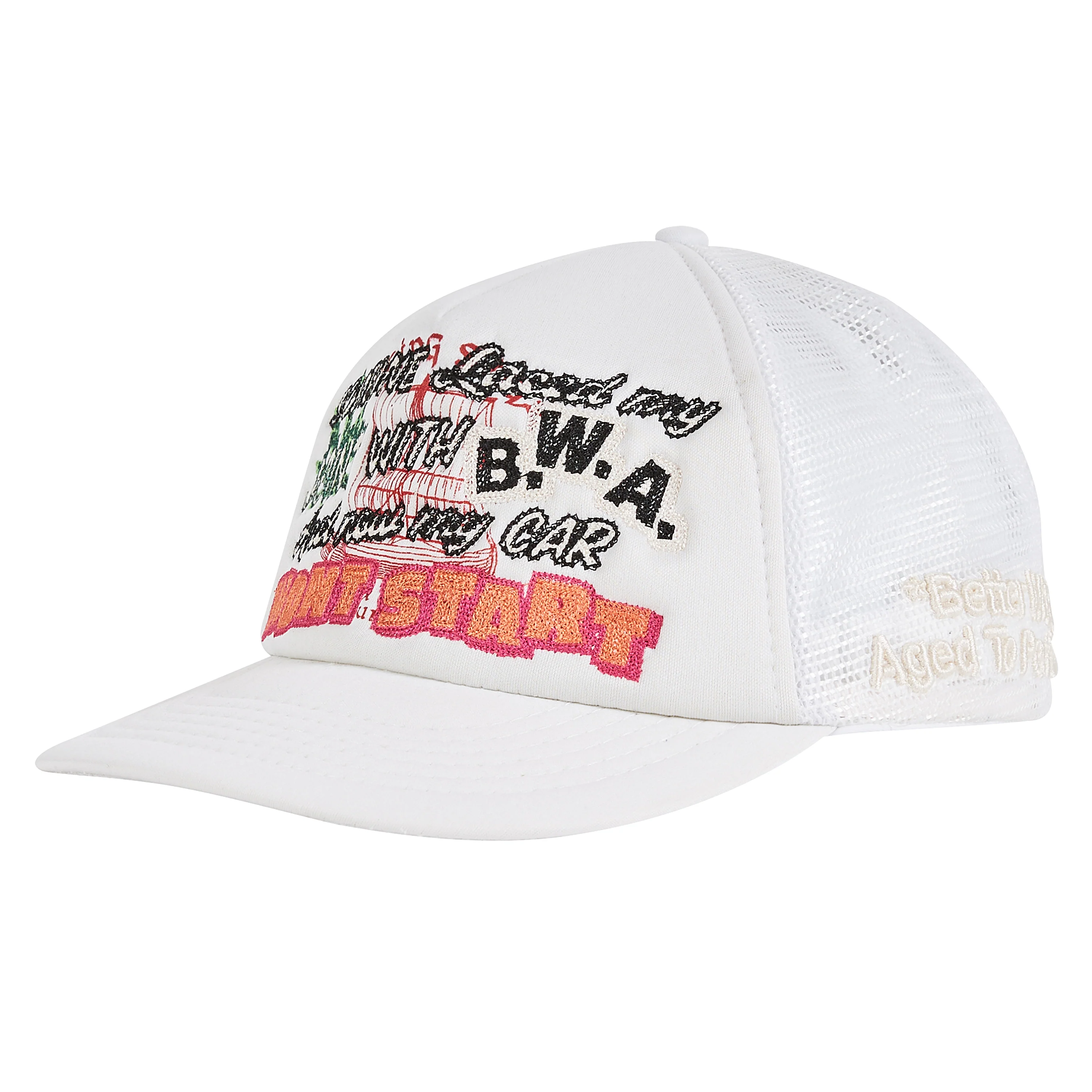 Lace Vintage Hat | White - Image 2
