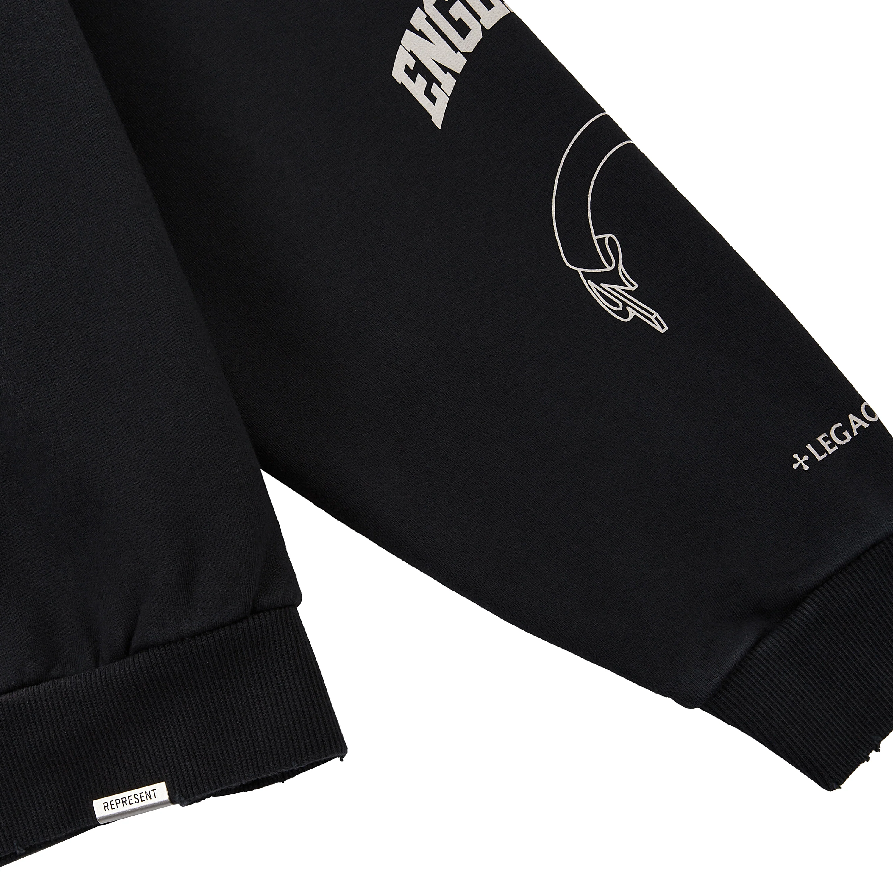 Legacy Crest Hoodie | Stained Black - Image 3