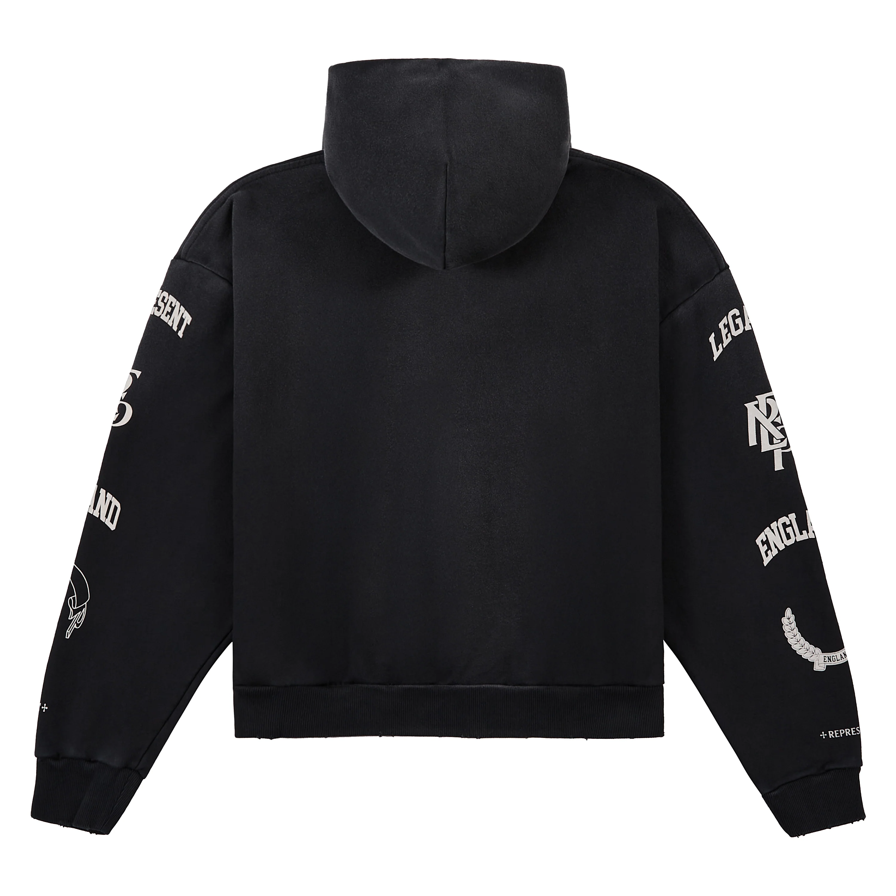 Legacy Crest Hoodie | Stained Black - Image 4