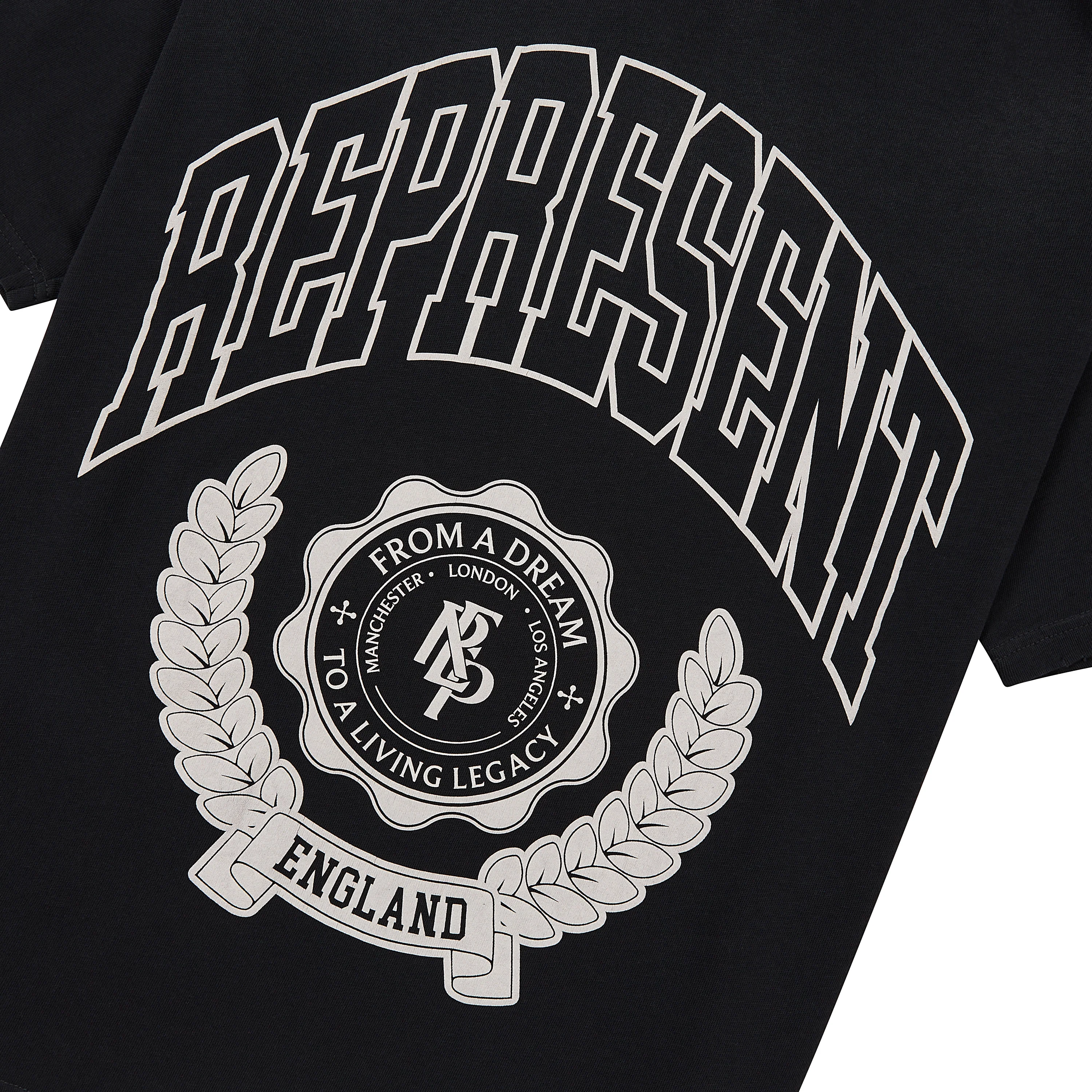 Legacy Crest Tee | Stained Black - Image 3