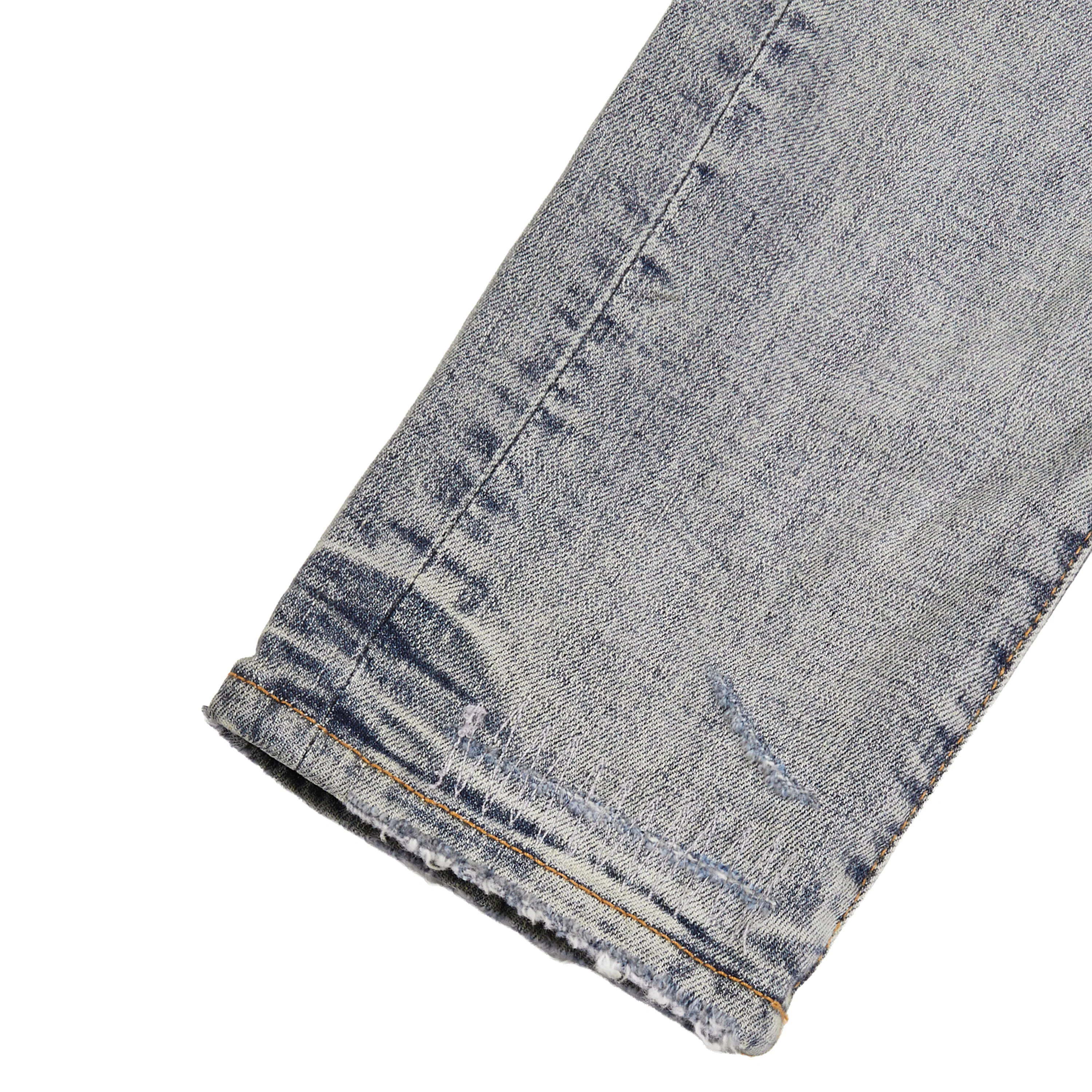 Light Blue Vintage Repair Denim - Image 6