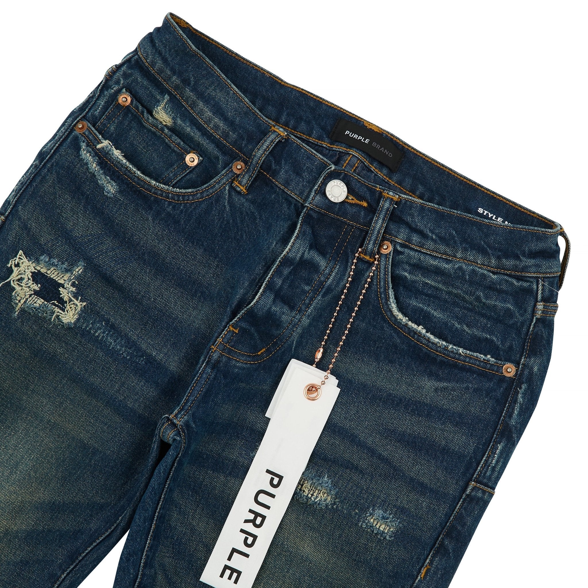 Light Destroy Indigo Denim - Image 2