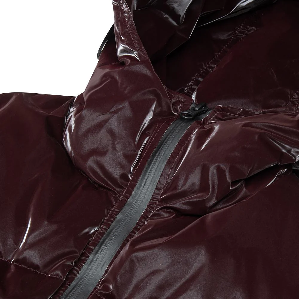 Liquid Nylon Puffer Coat - Image 3