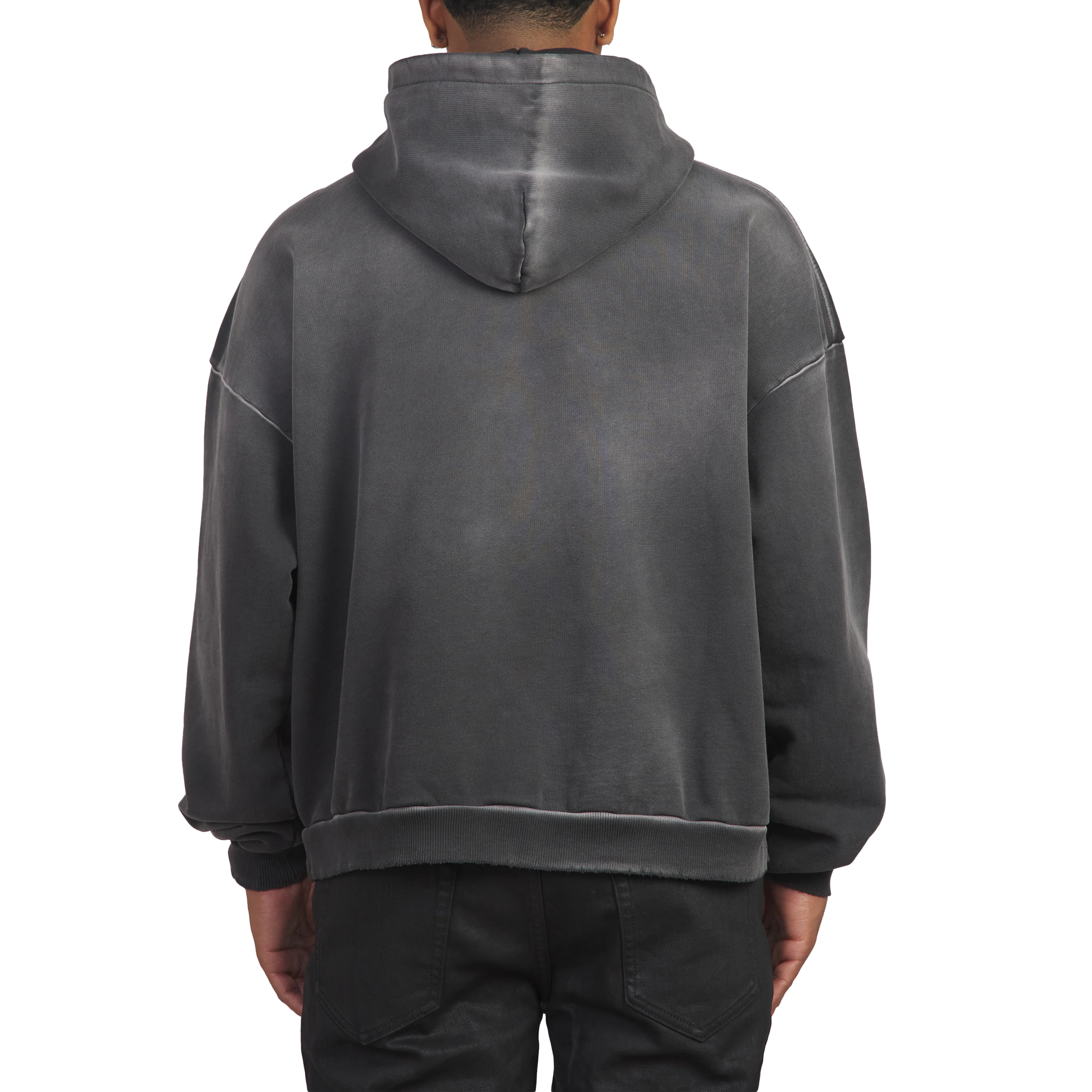 Loaded With Love Hoodie | Stained Black - Image 5