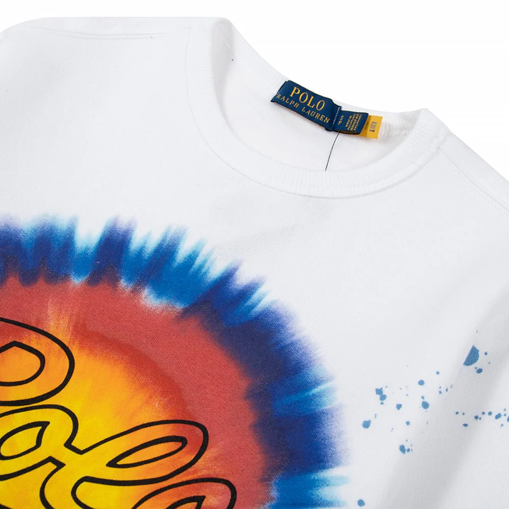 Logo Print Tie-Dye Sweatshirt - Image 3