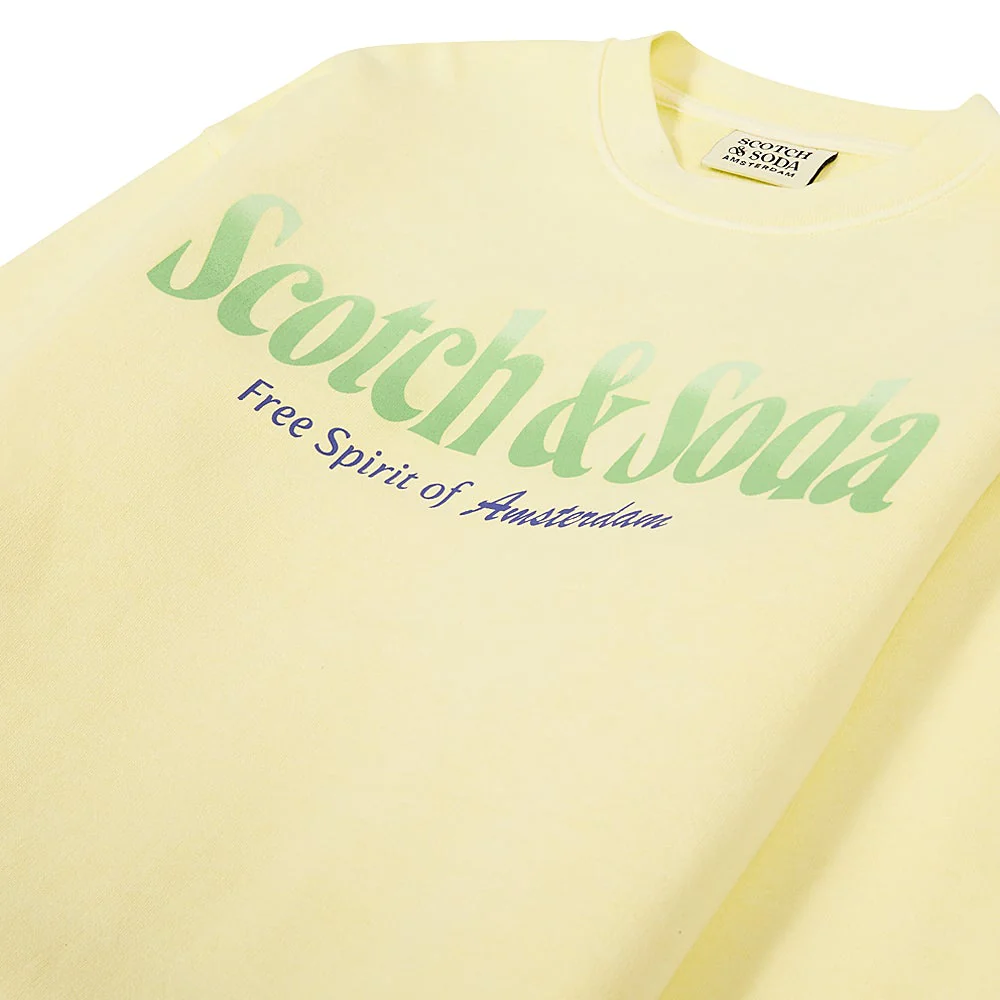Logo Sweathshirt | Yellow - Image 3