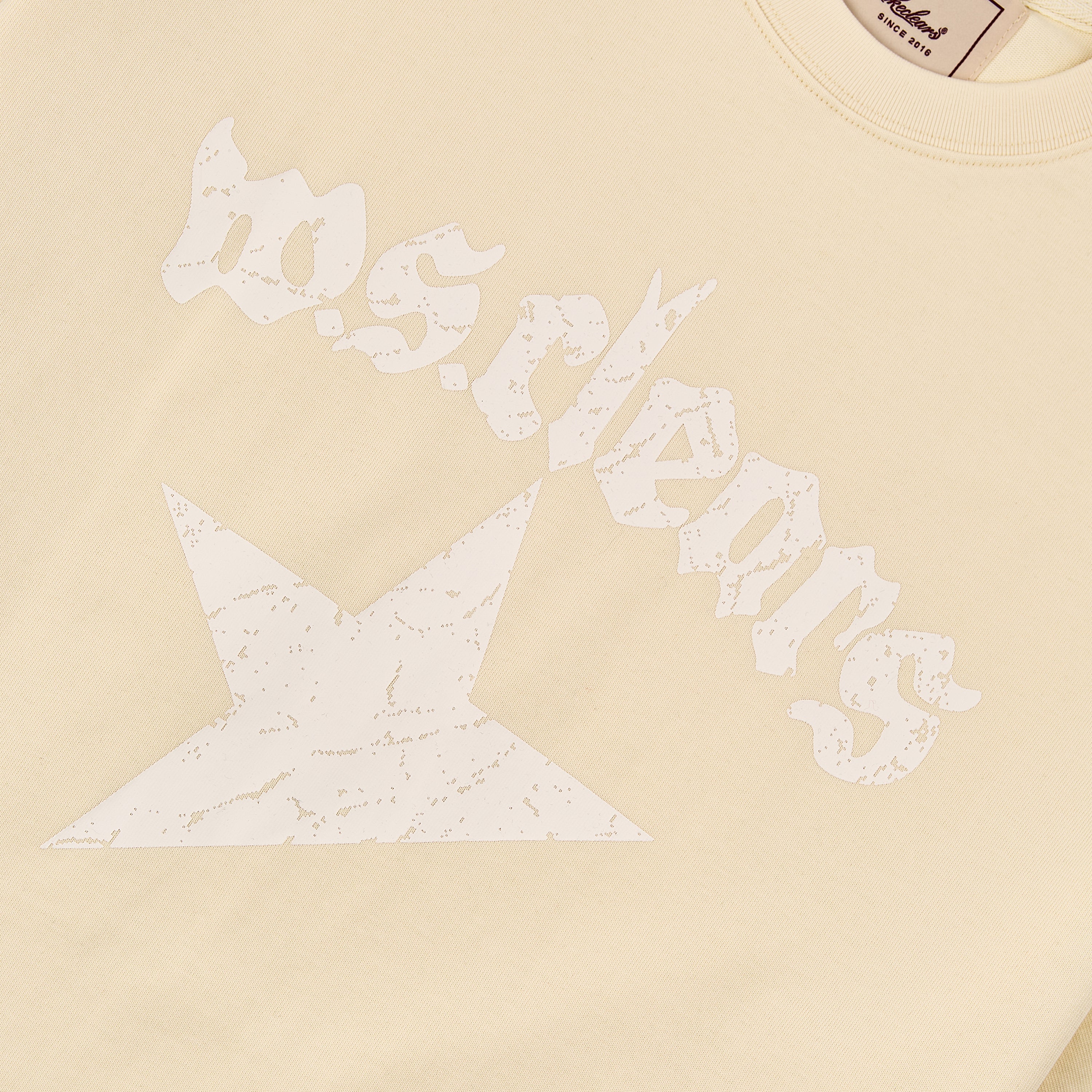 Logo Tee | Creme/White - Image 3