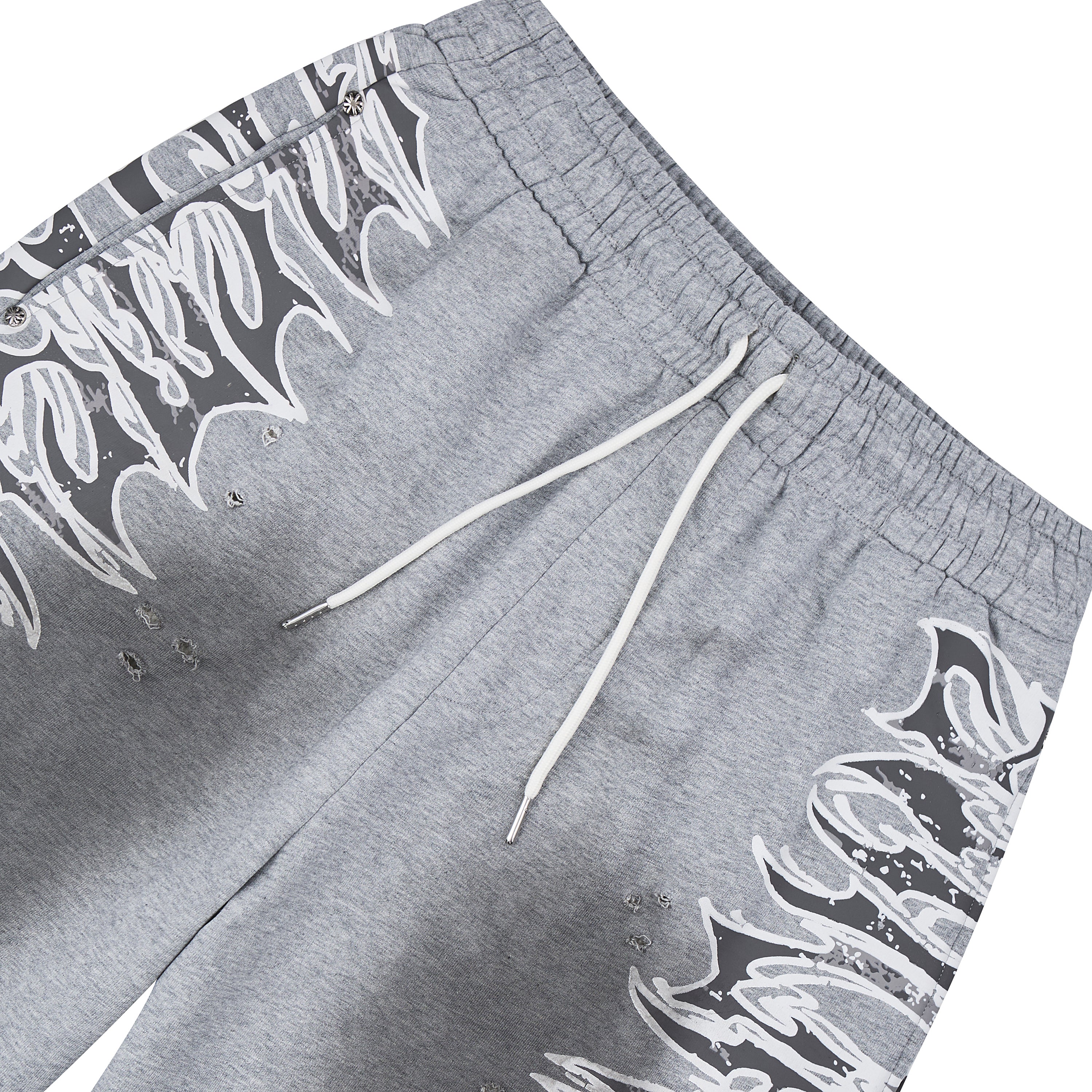 LS Graphic Sweatshort | Grey - Image 2