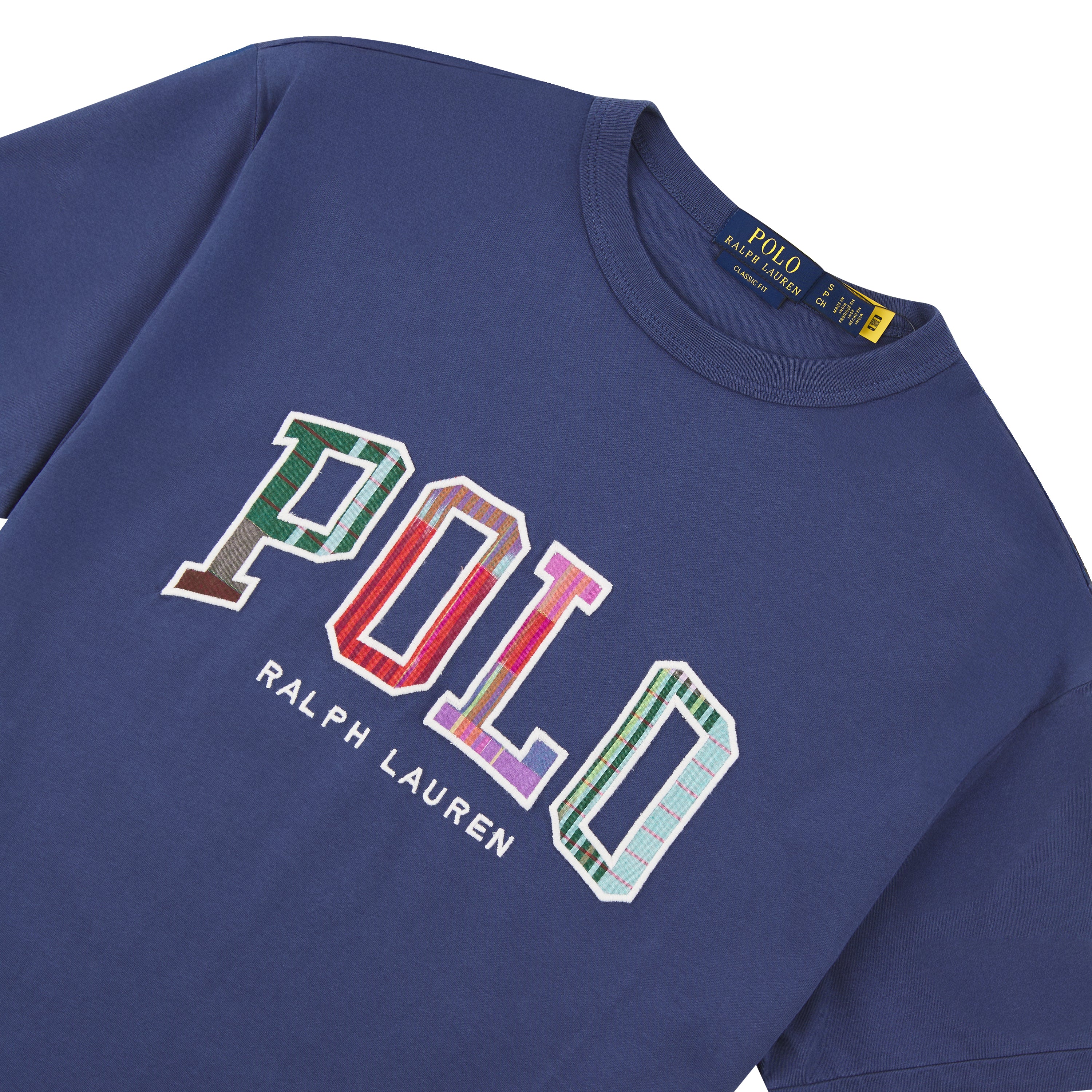 Madras Logo Tee | Navy - Image 2