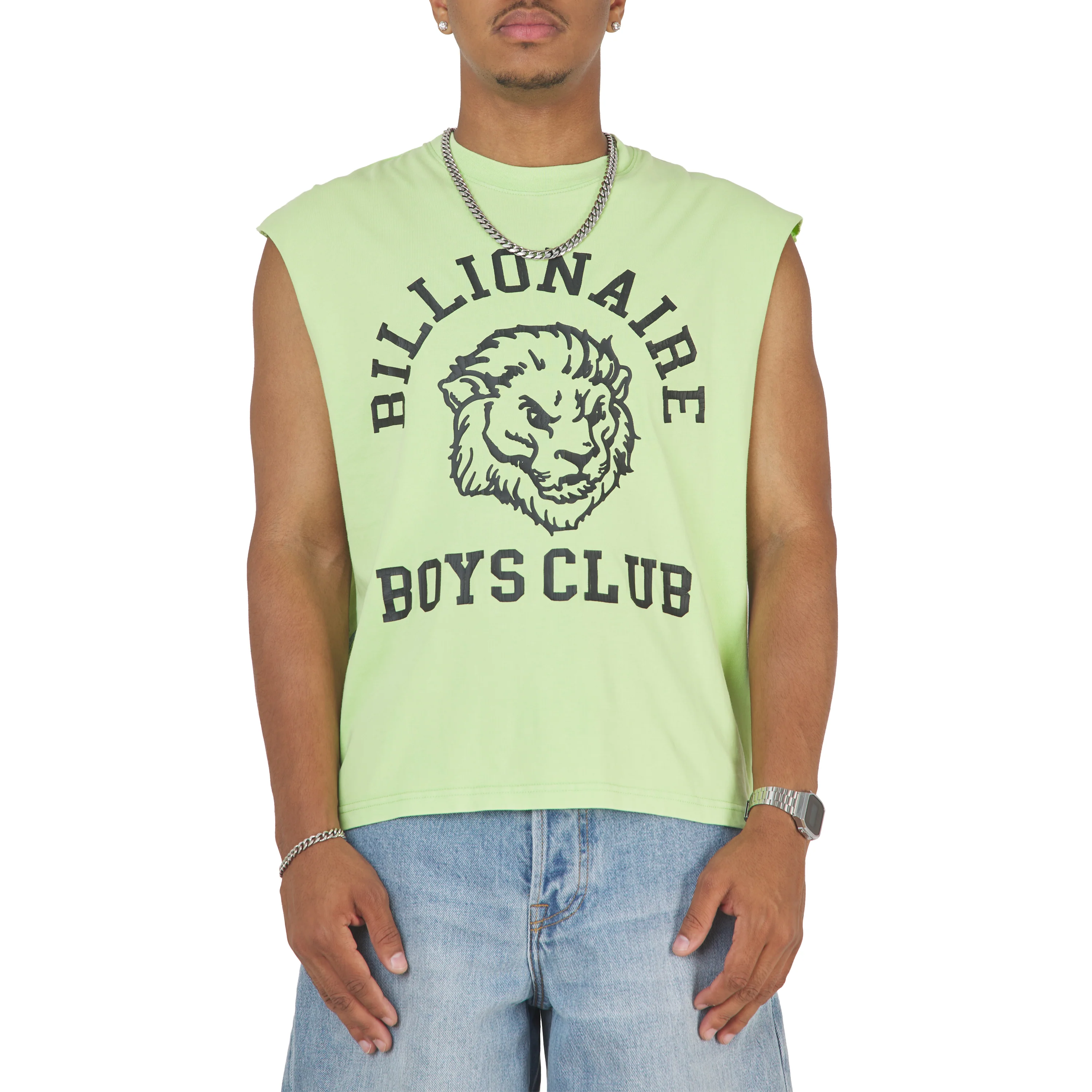 Memories Sleeveless Tee | Jade Lime - Image 3