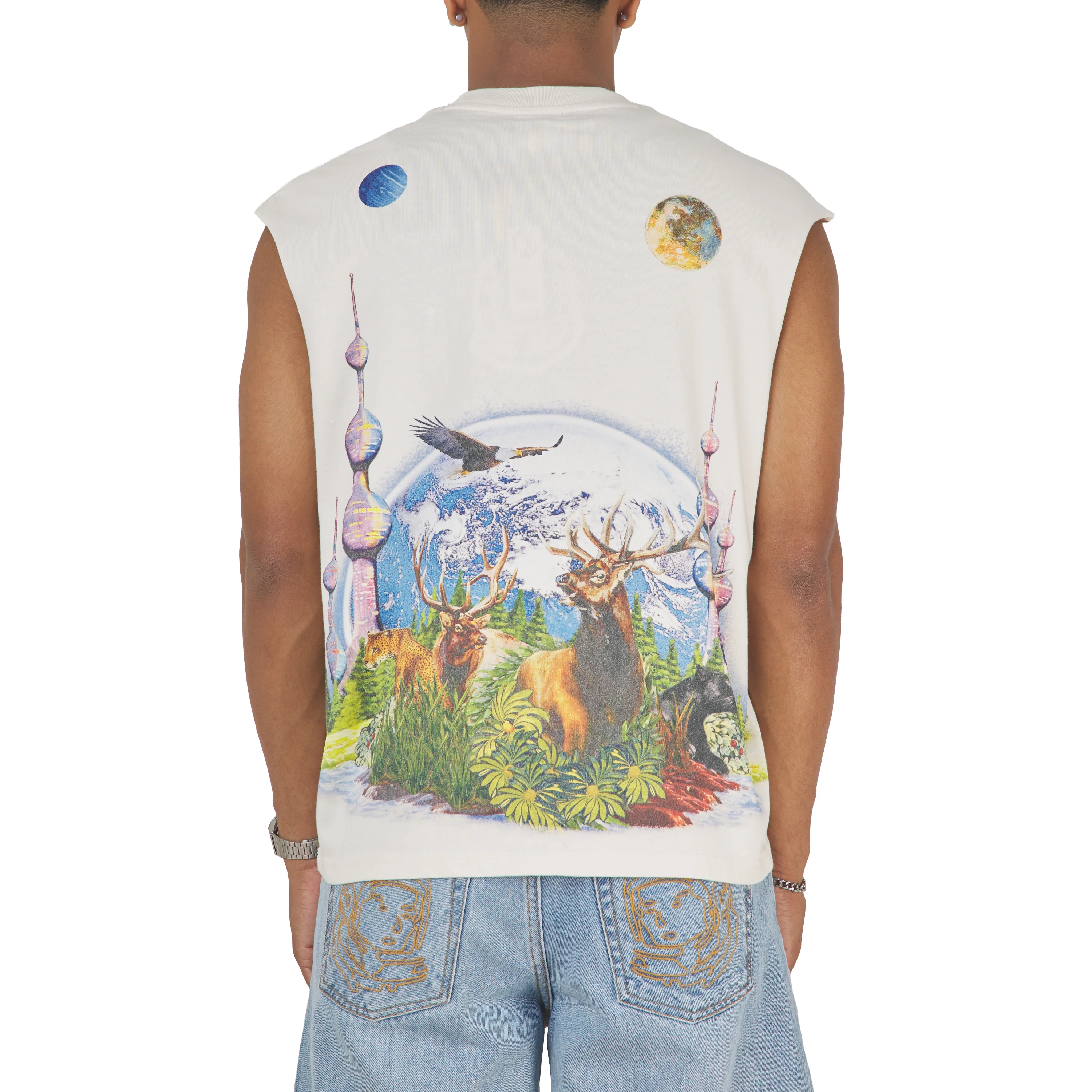 Memories Sleeveless Tee | Whisper White - Image 4