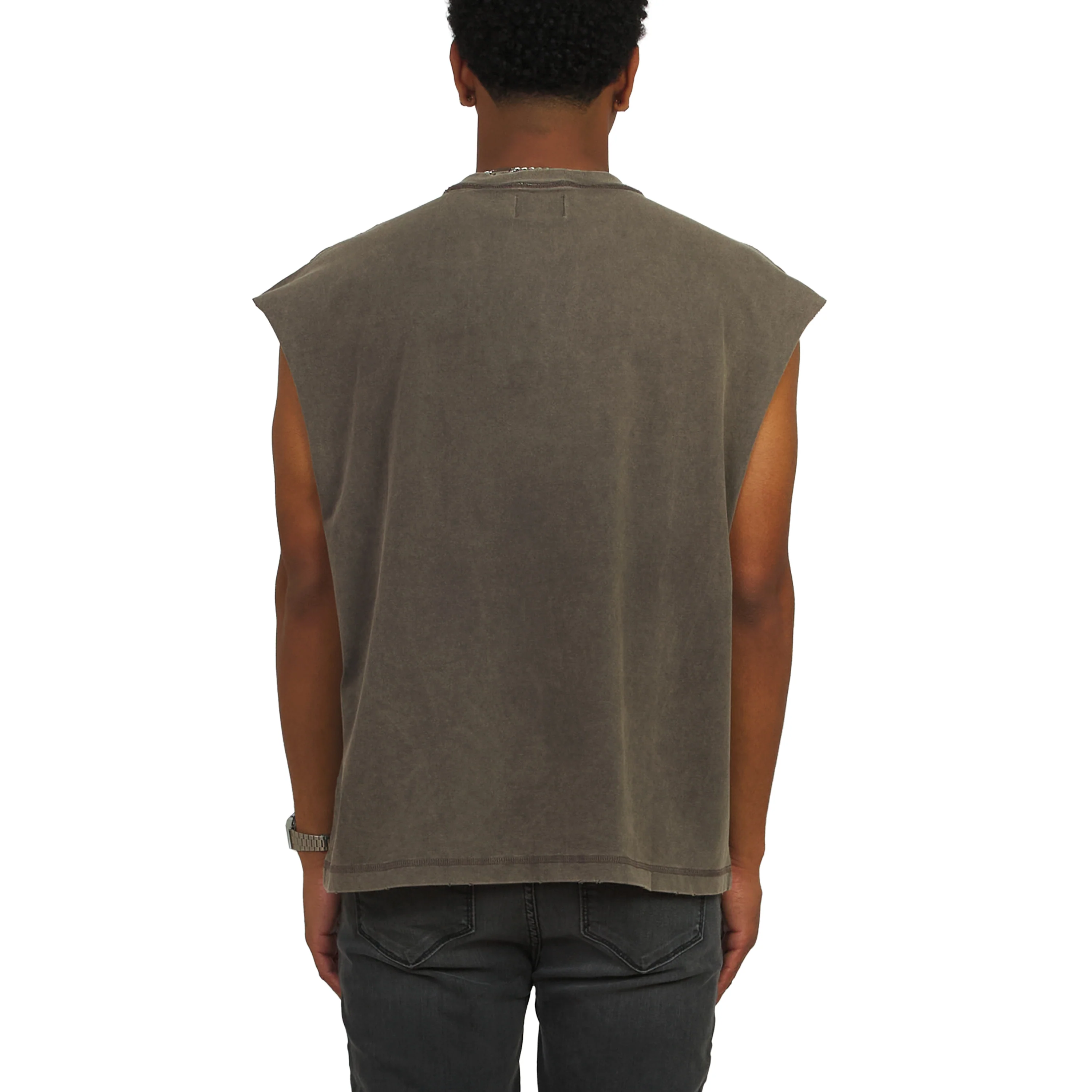 Midnight Snack Sleeveless Tee | Vintage Black - Image 4