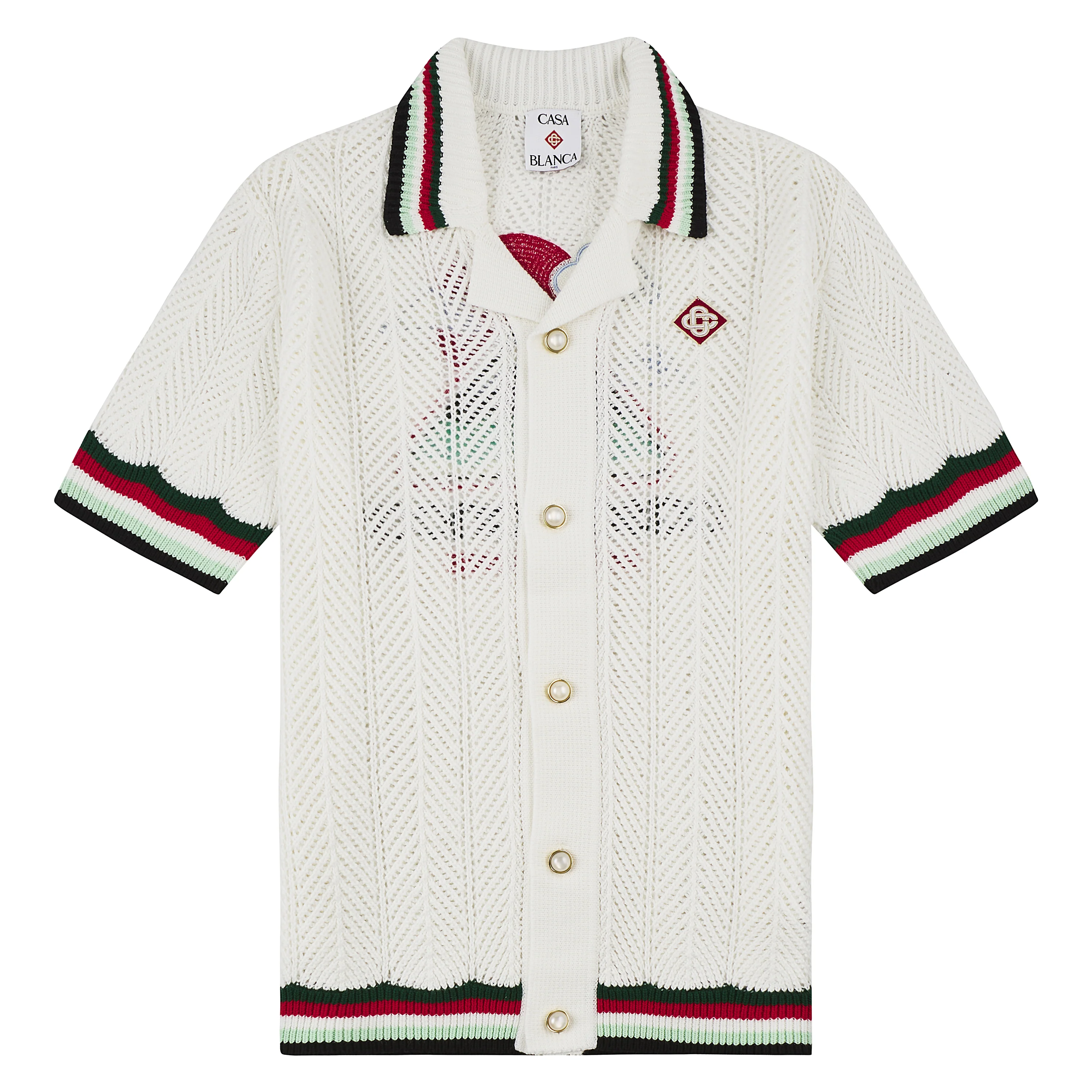 Montagne Ondulee Crochet Shirt