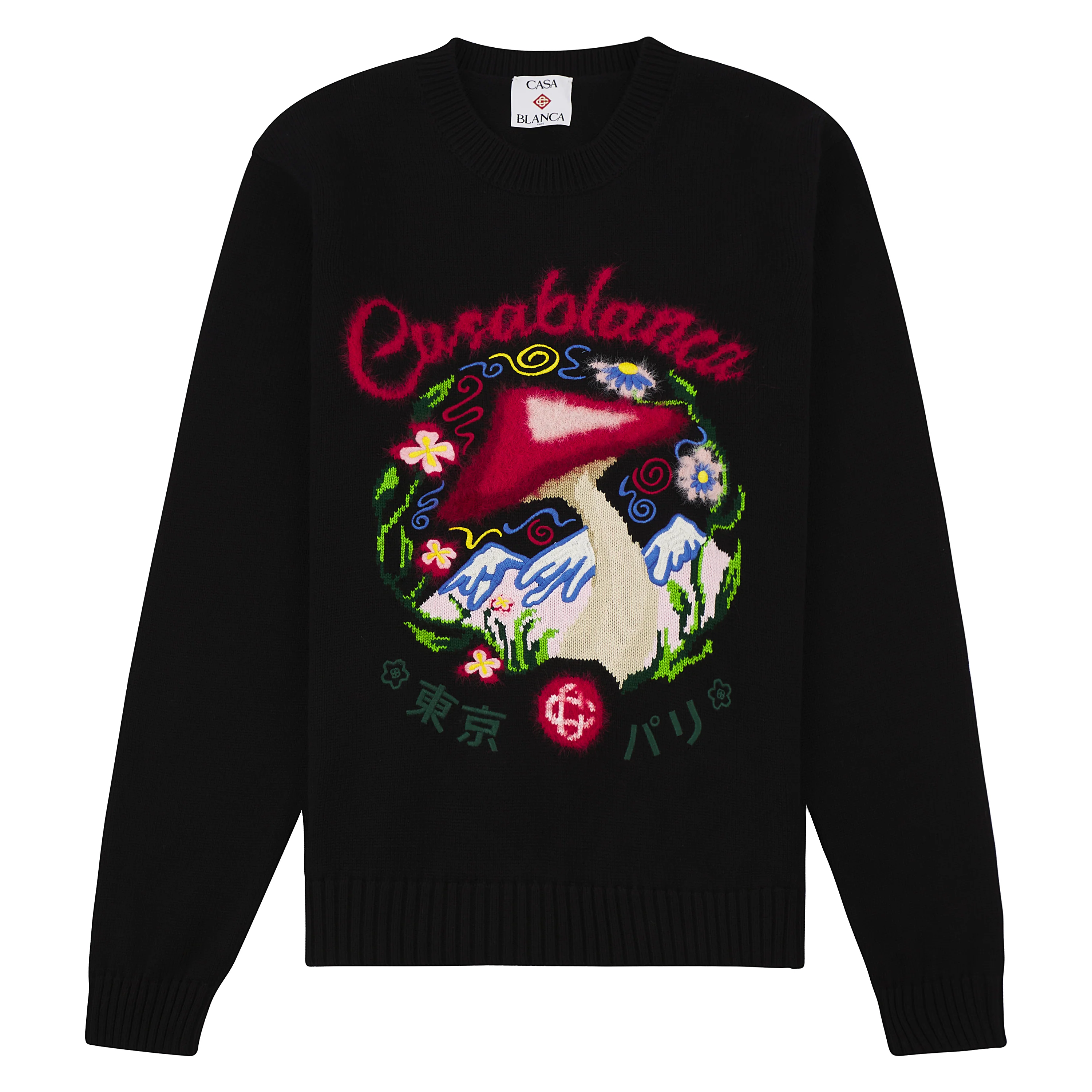Mushroom Emblem Sweater