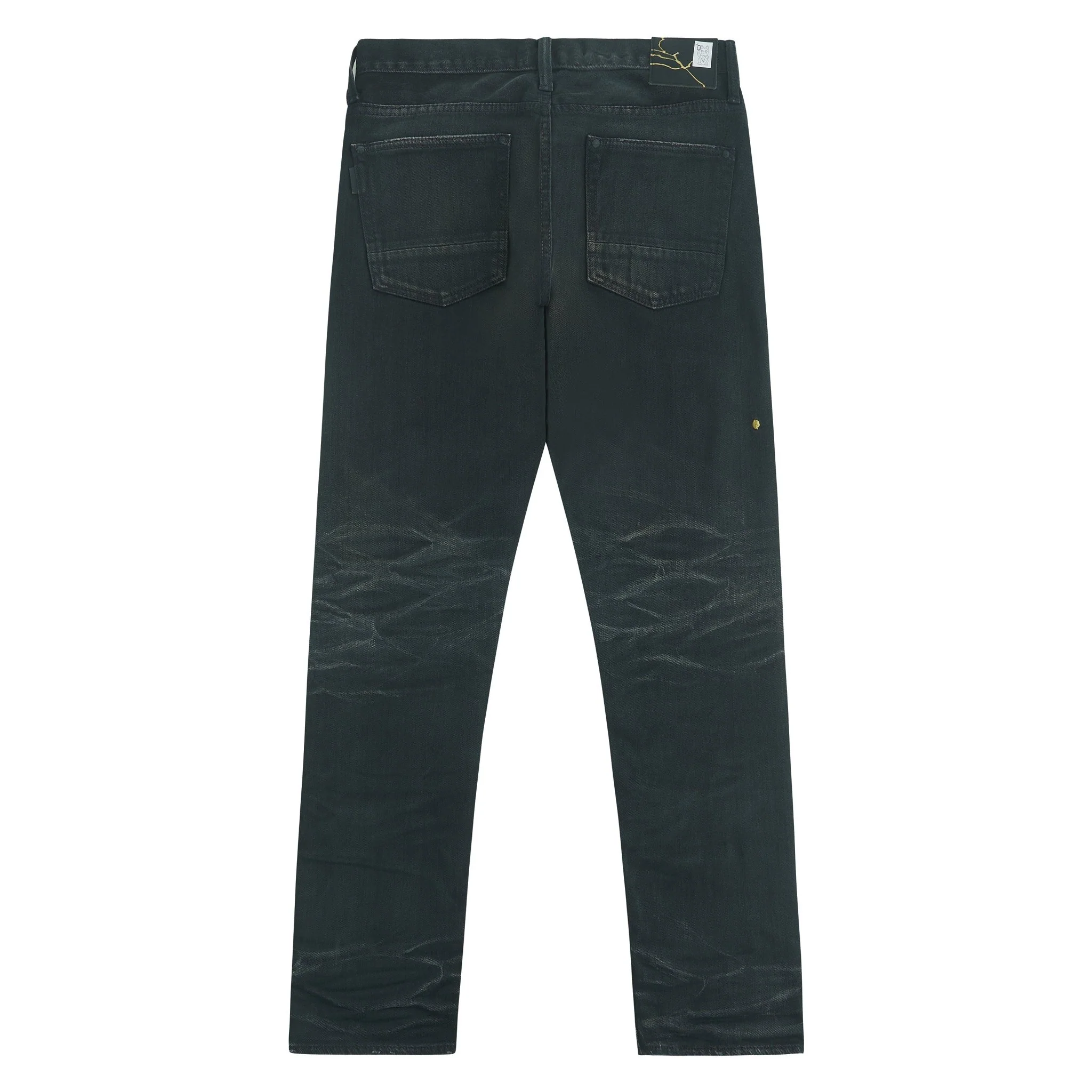 Nara Slim Kuro Gold Leaf Repair Denim - Image 4