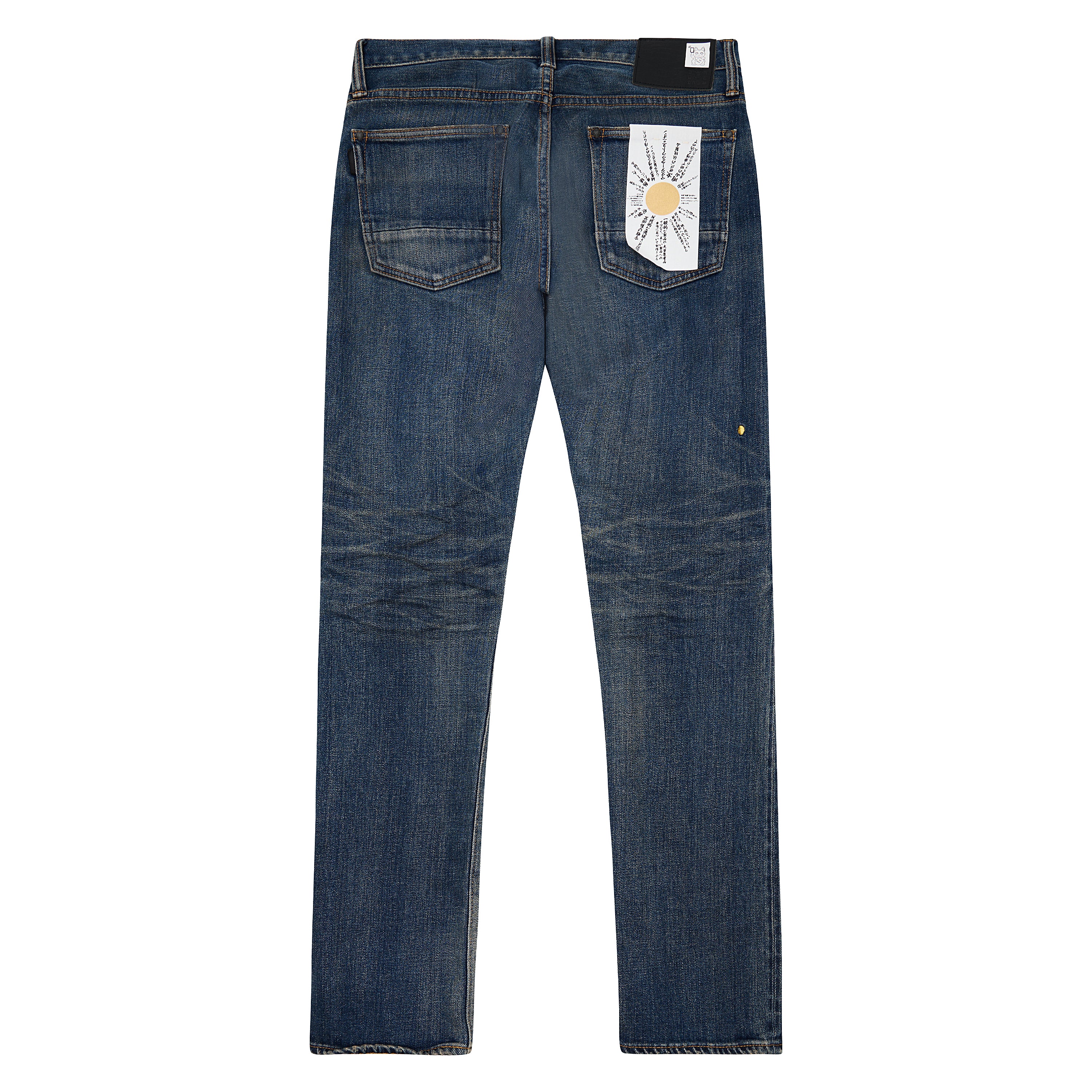 Nara Slim Sureto Worn Black Denim - Image 4