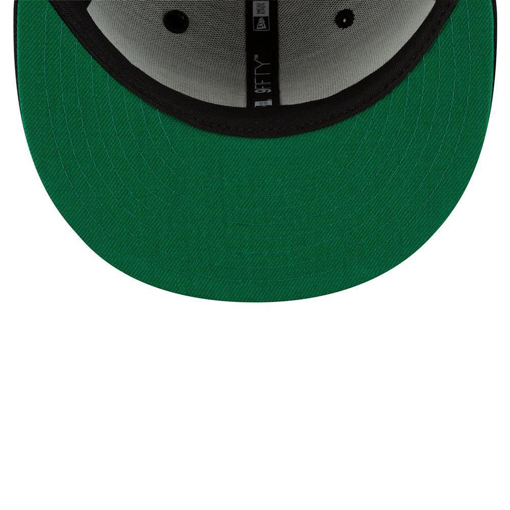 Old School Snapback W/ Green Undervisor - Image 3