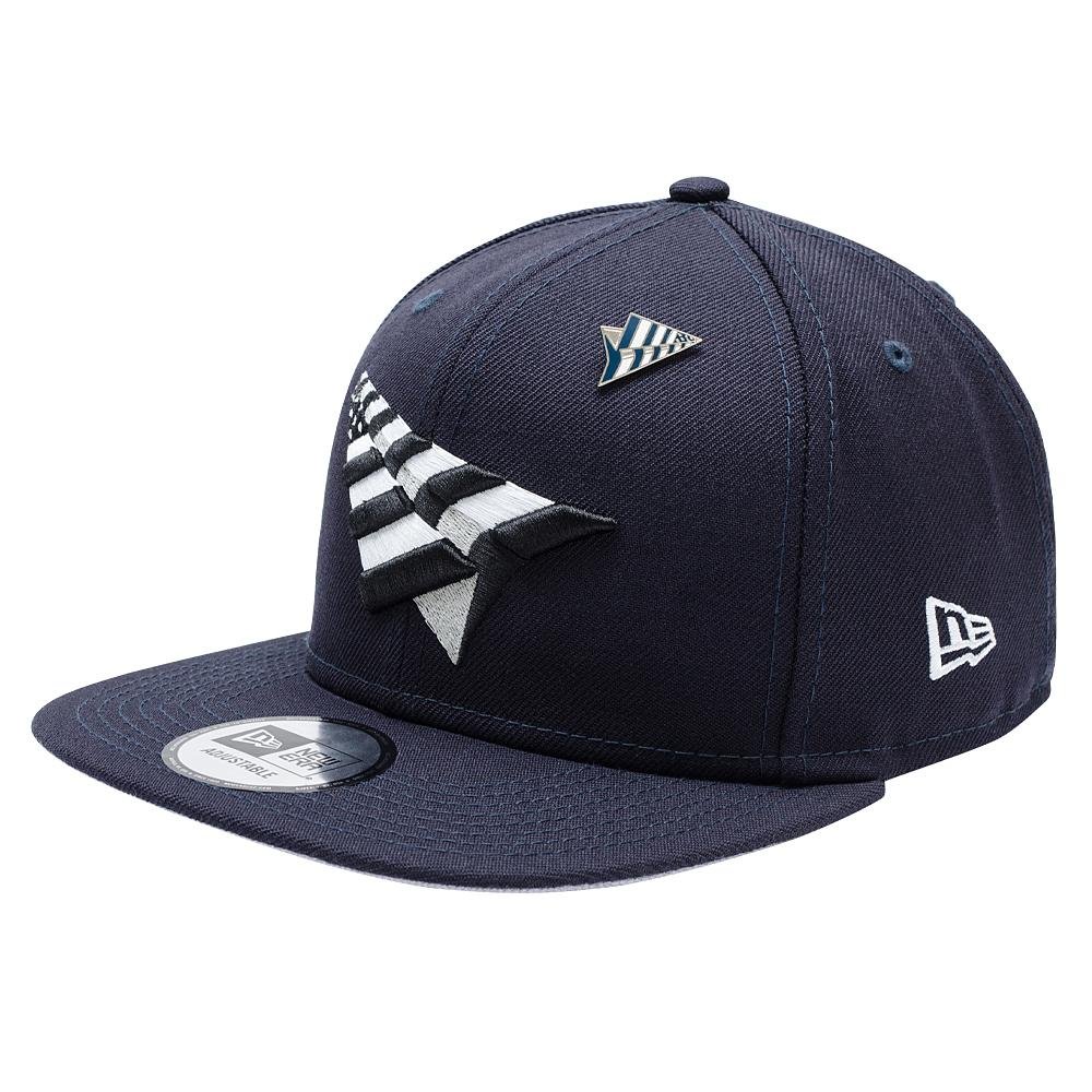 Navy Boy Crown Old School Snapback - Image 4