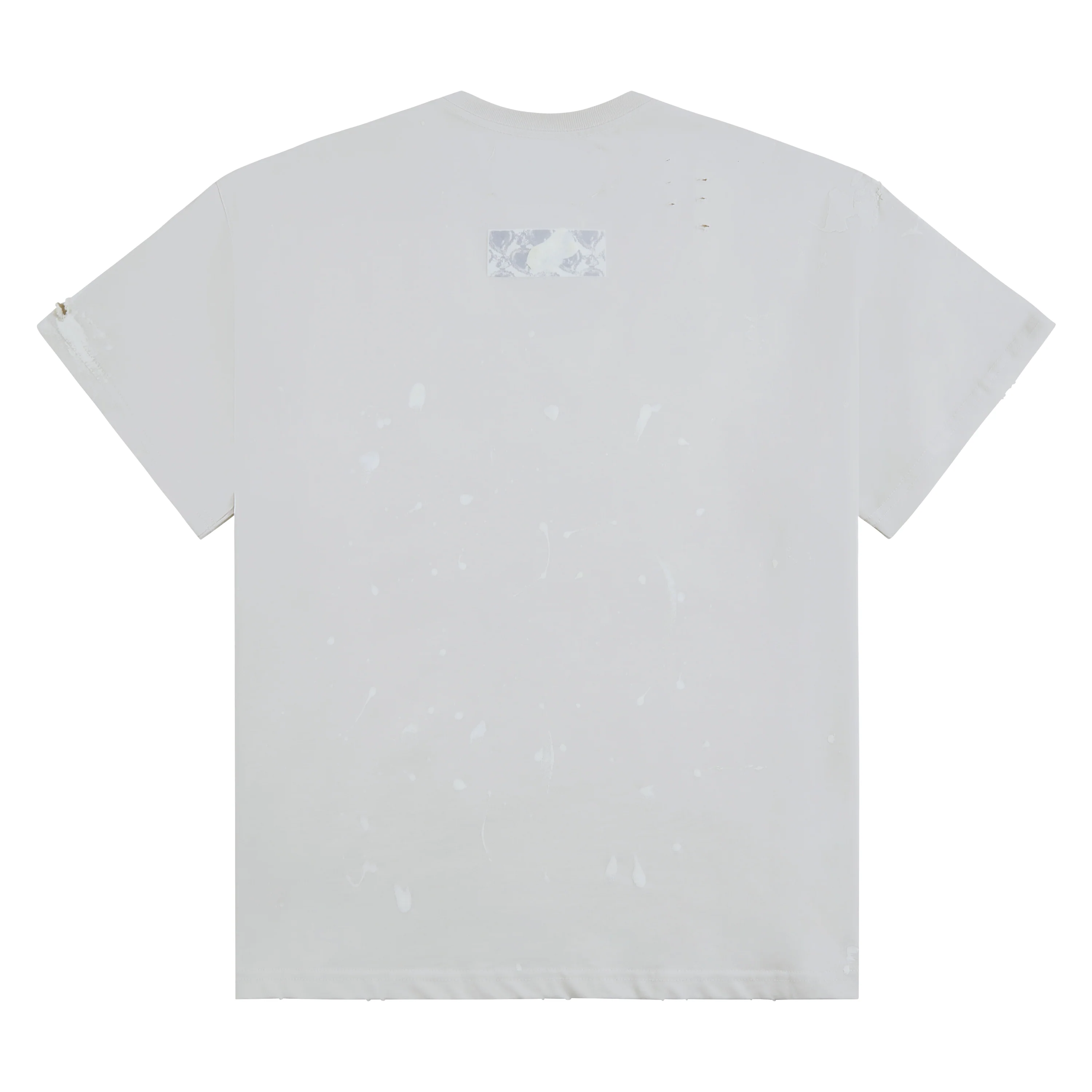 Paint Thrashed Tee | White - Image 5