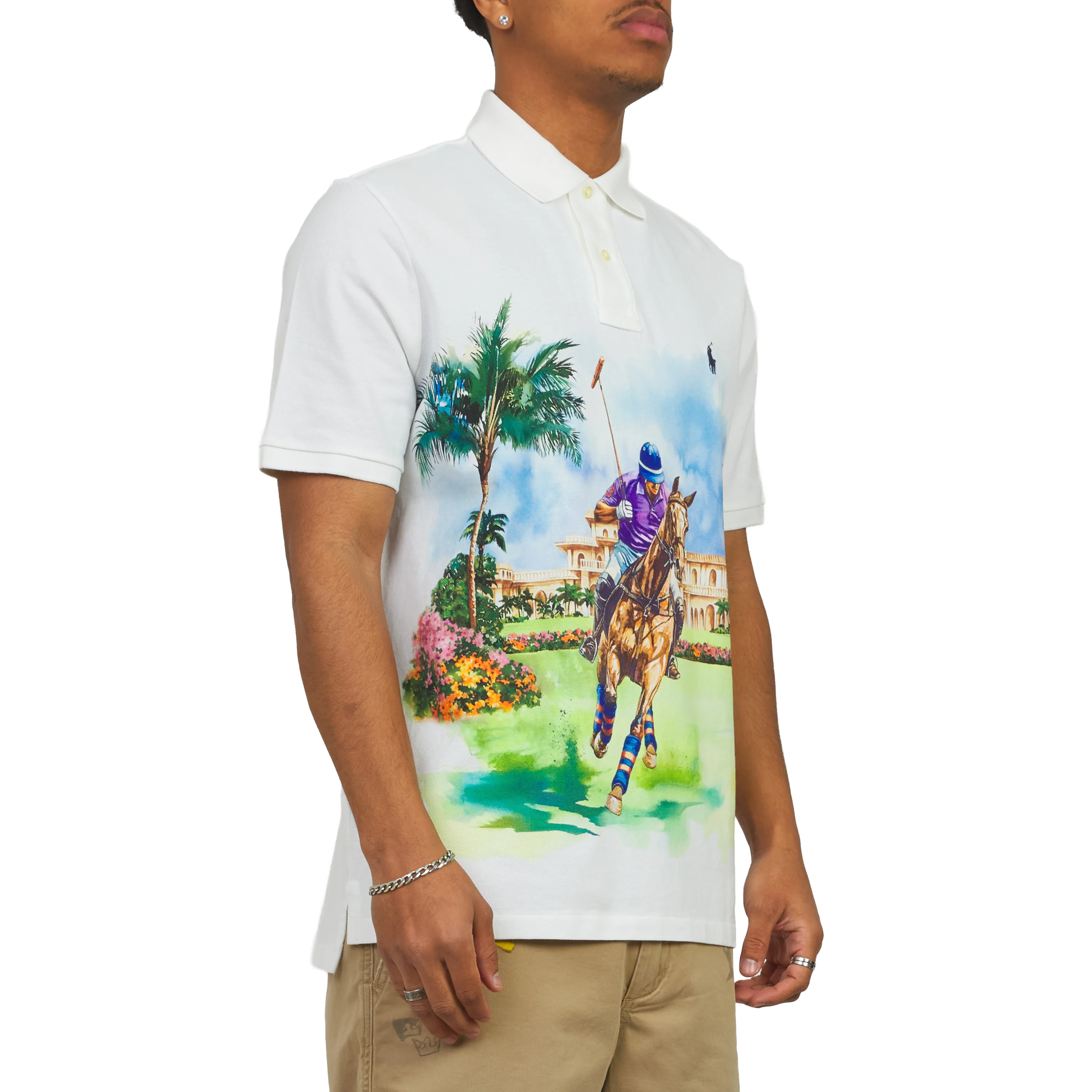 Paradise of Palm Trees Polo Shirt - Image 2
