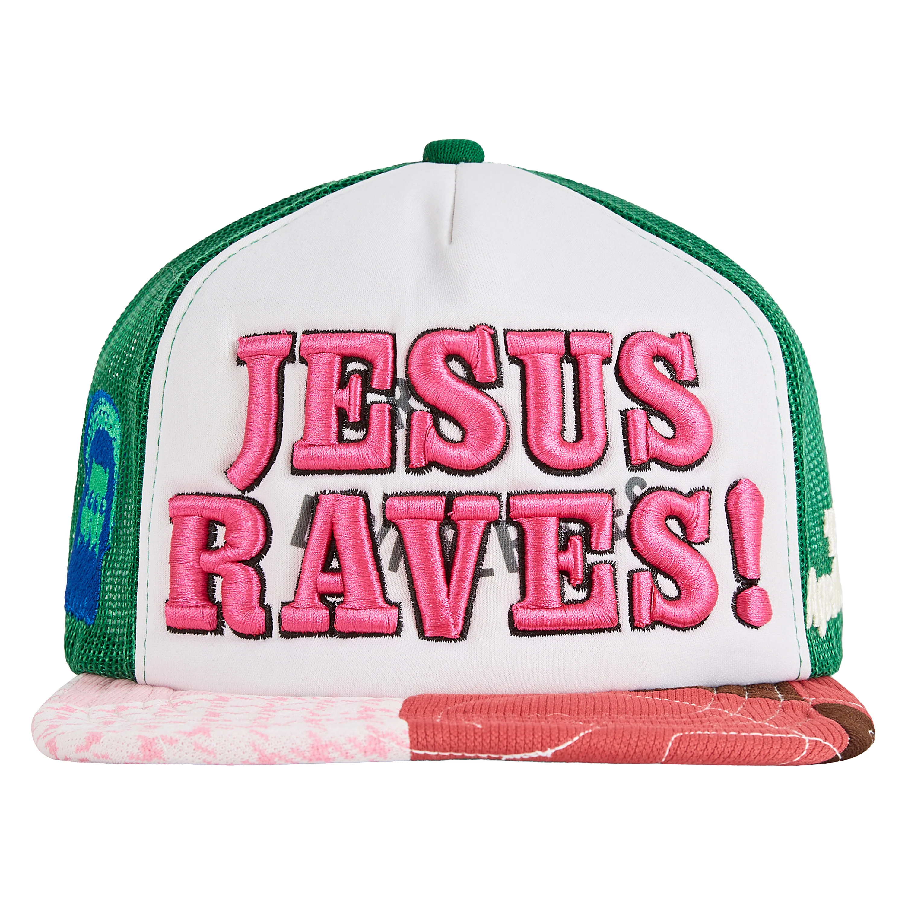 Party Vintage Repair Hat | White/Green