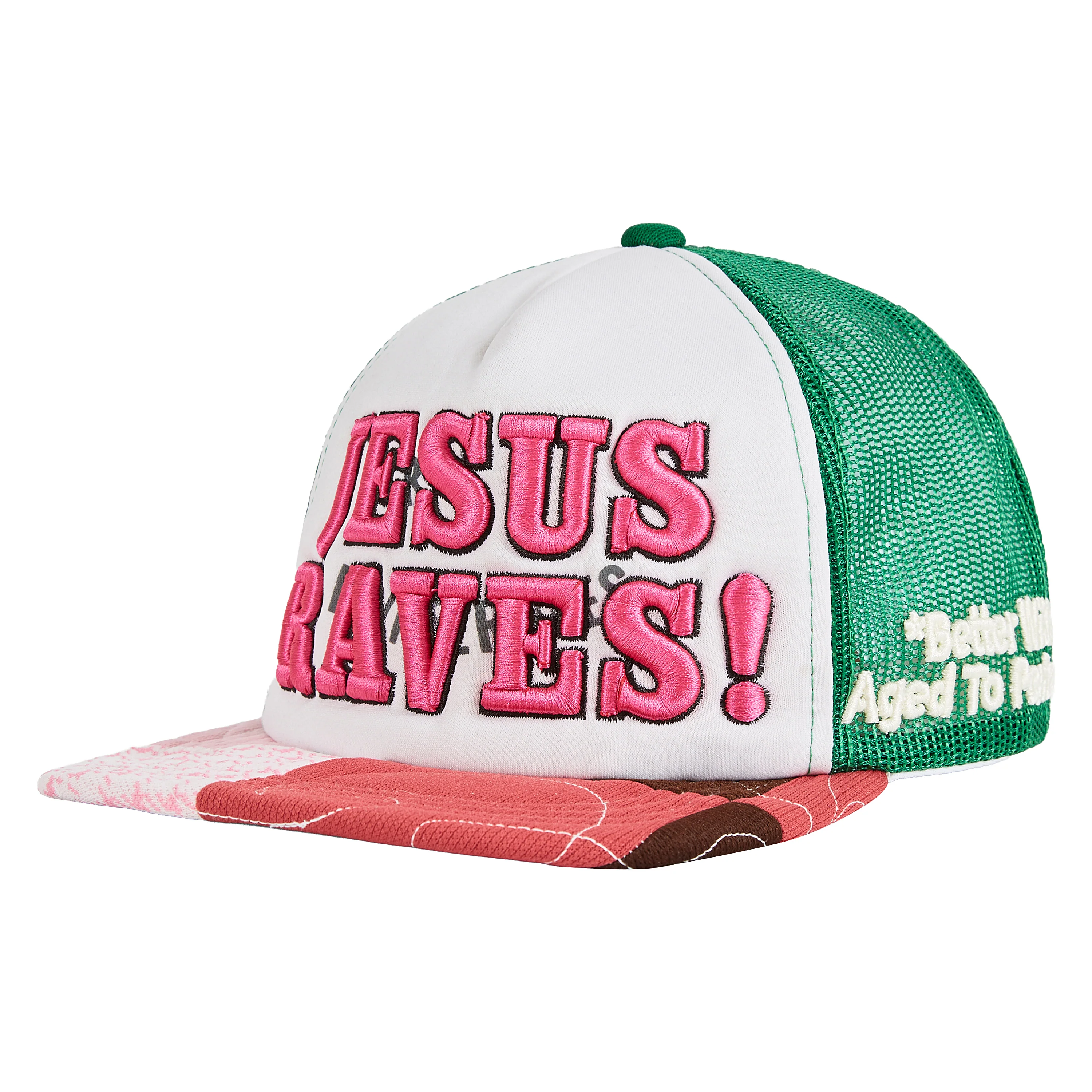 Party Vintage Repair Hat | White/Green - Image 2