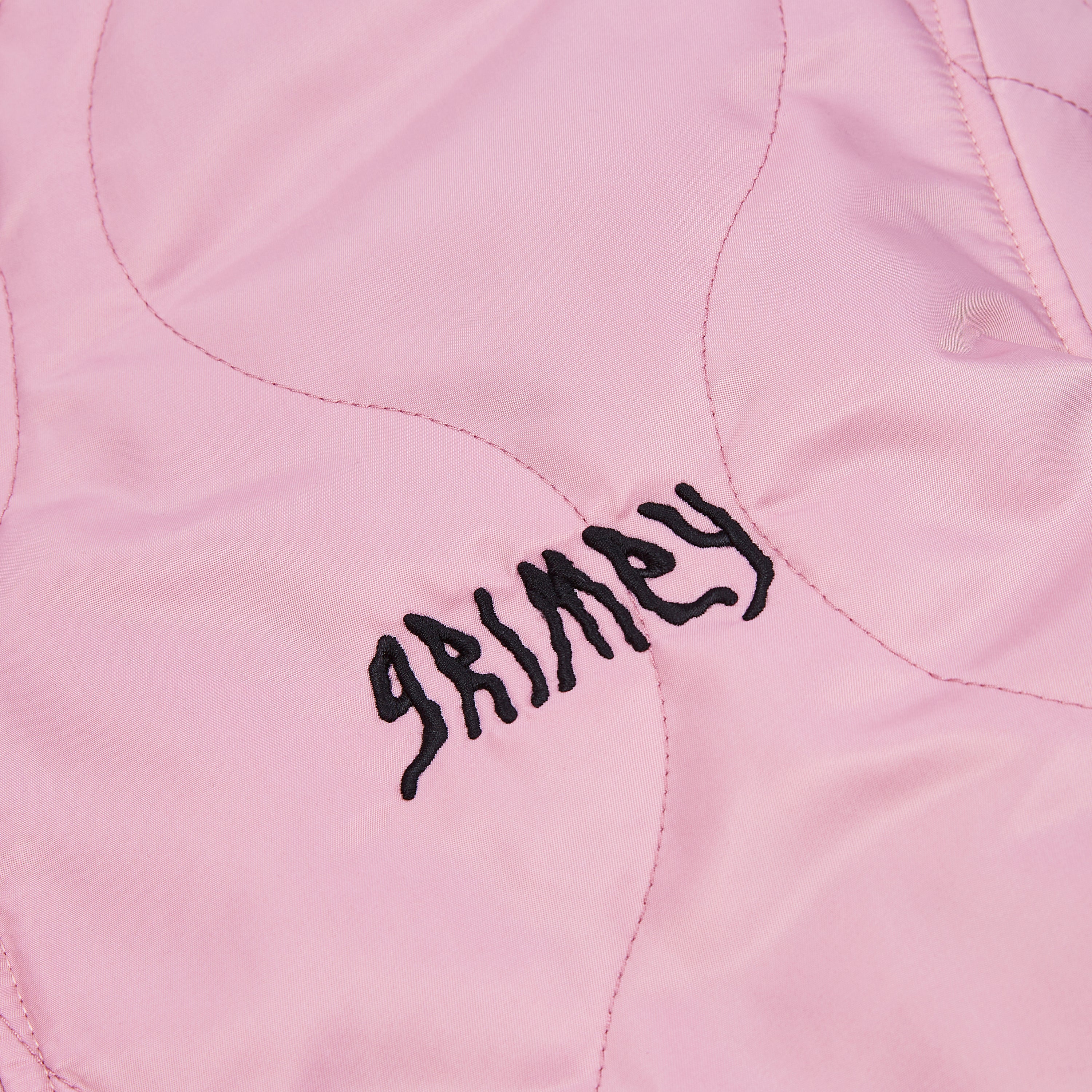 Peace Within Quilted Bomber Jacket | Lilac - Image 4