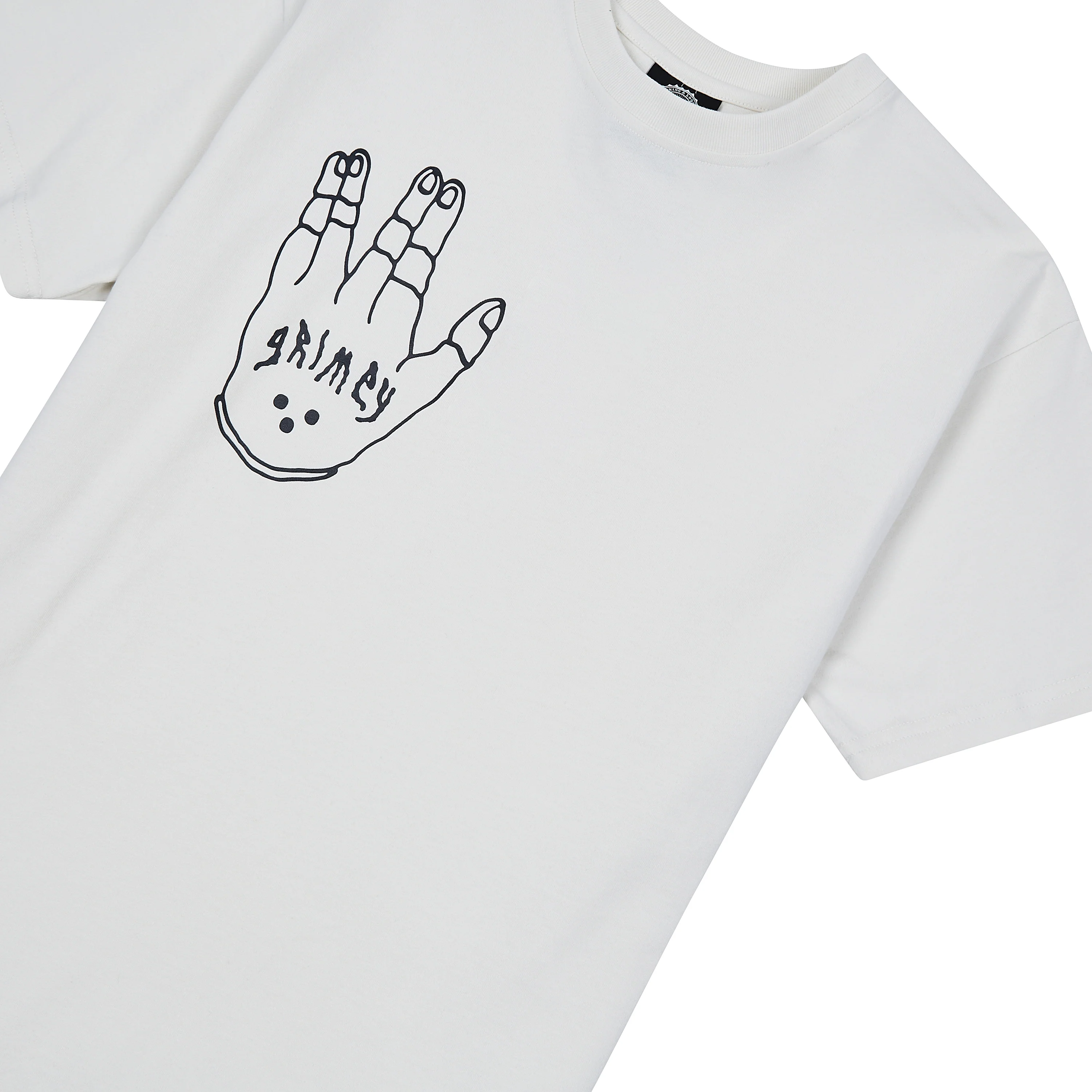 Peace Within The Glitzy Grillz Tee | Off-White - Image 3