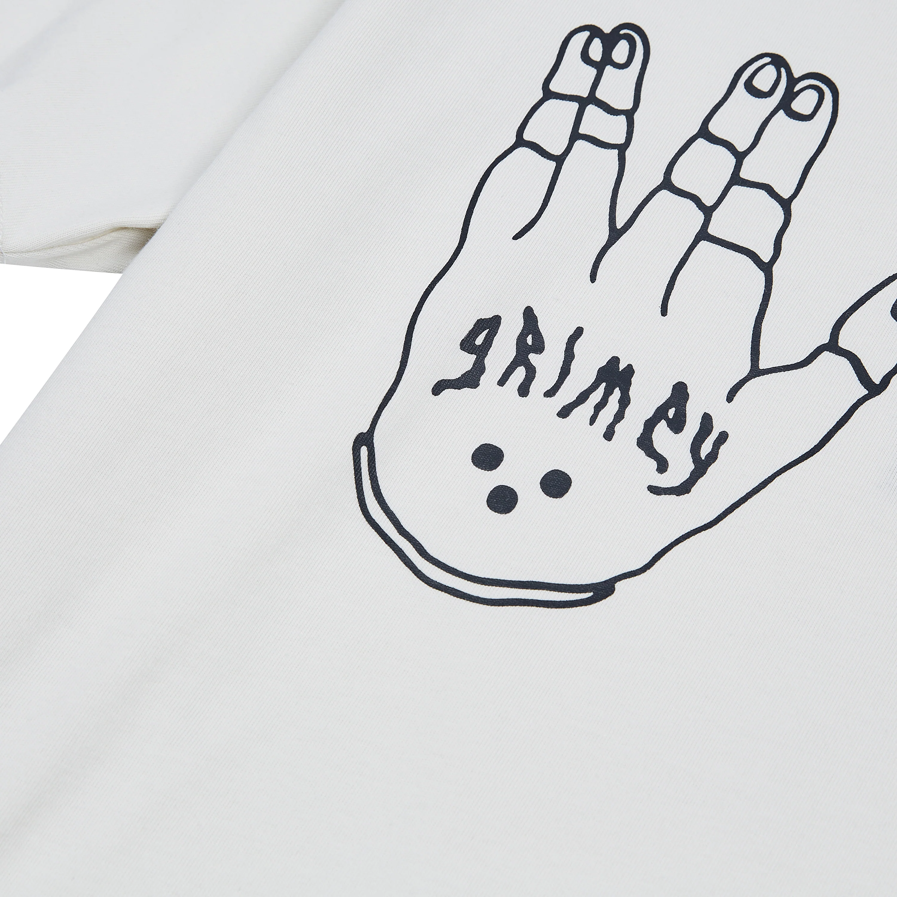 Peace Within The Glitzy Grillz Tee | Off-White - Image 4