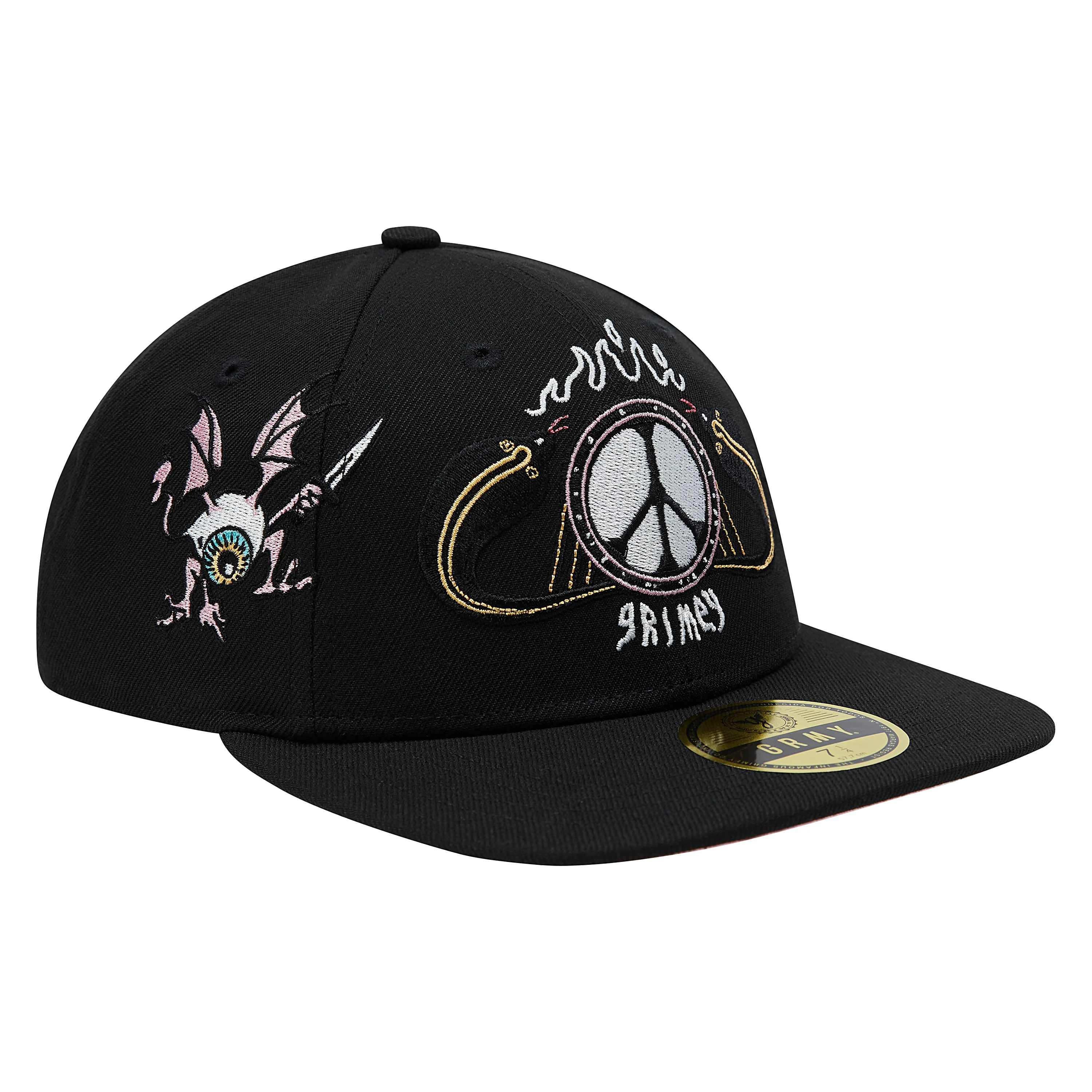 Peace Within Fitted Hat | Black - Image 3
