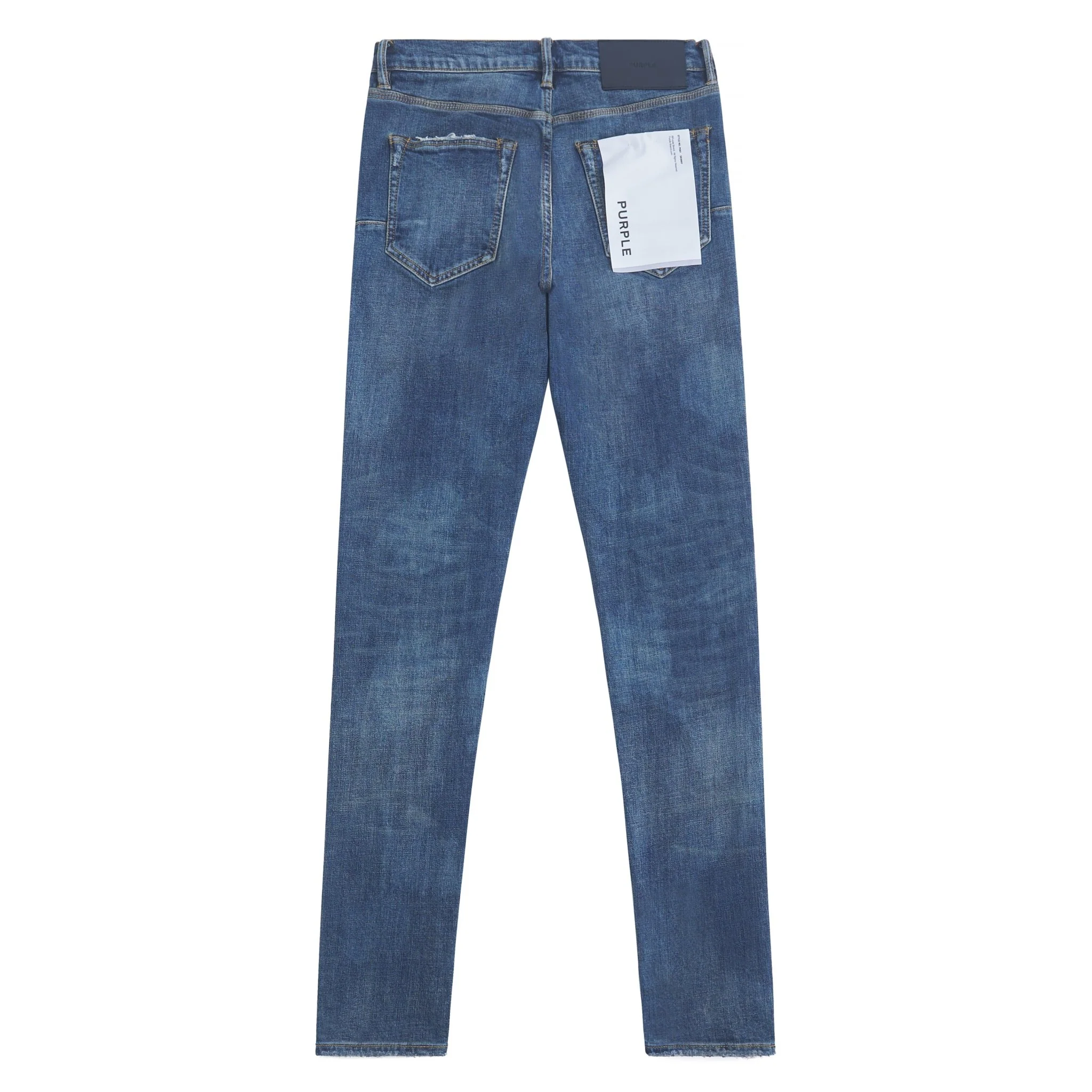 Perforated Dark Indigo Denim - Image 4