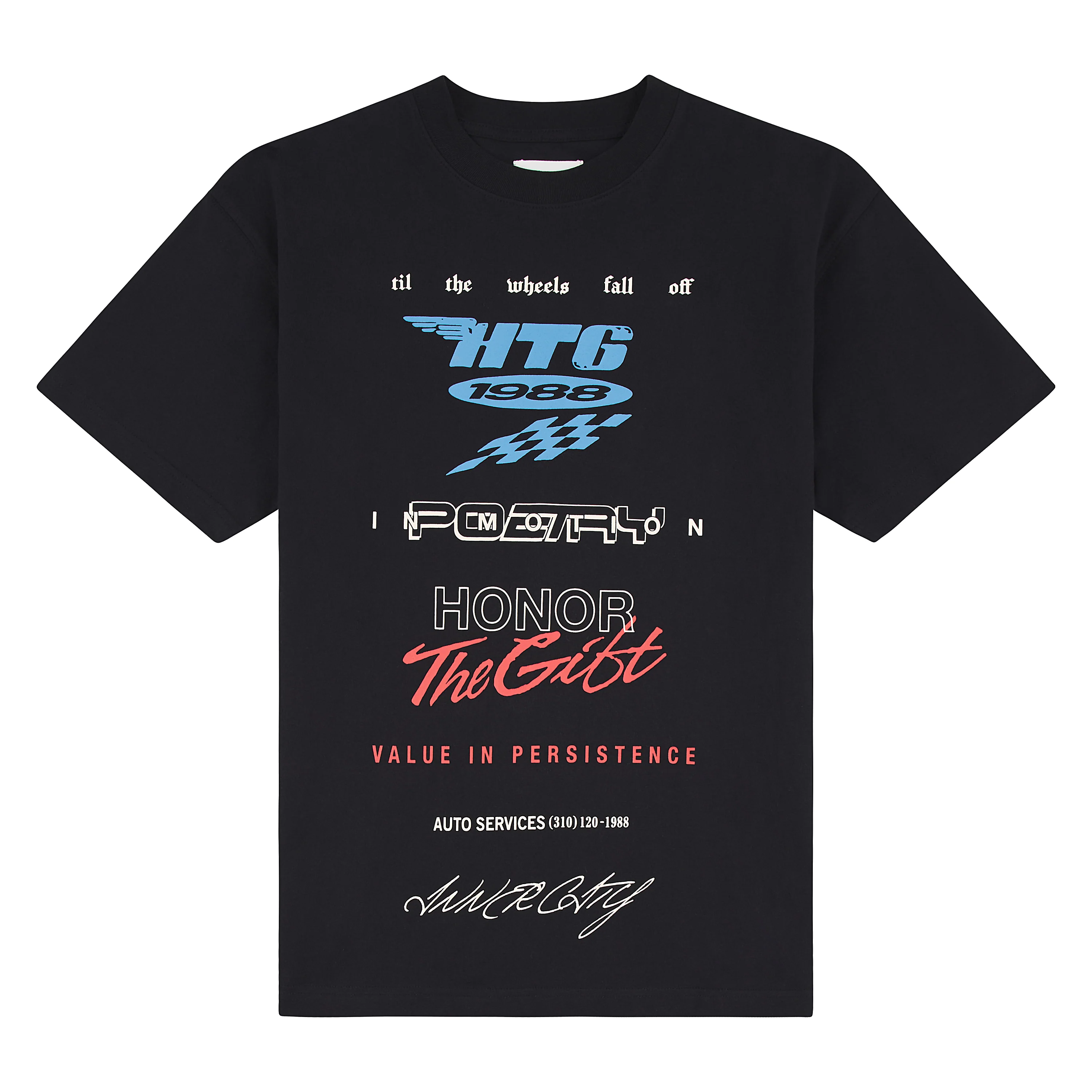 Persistence Race Tee | Black