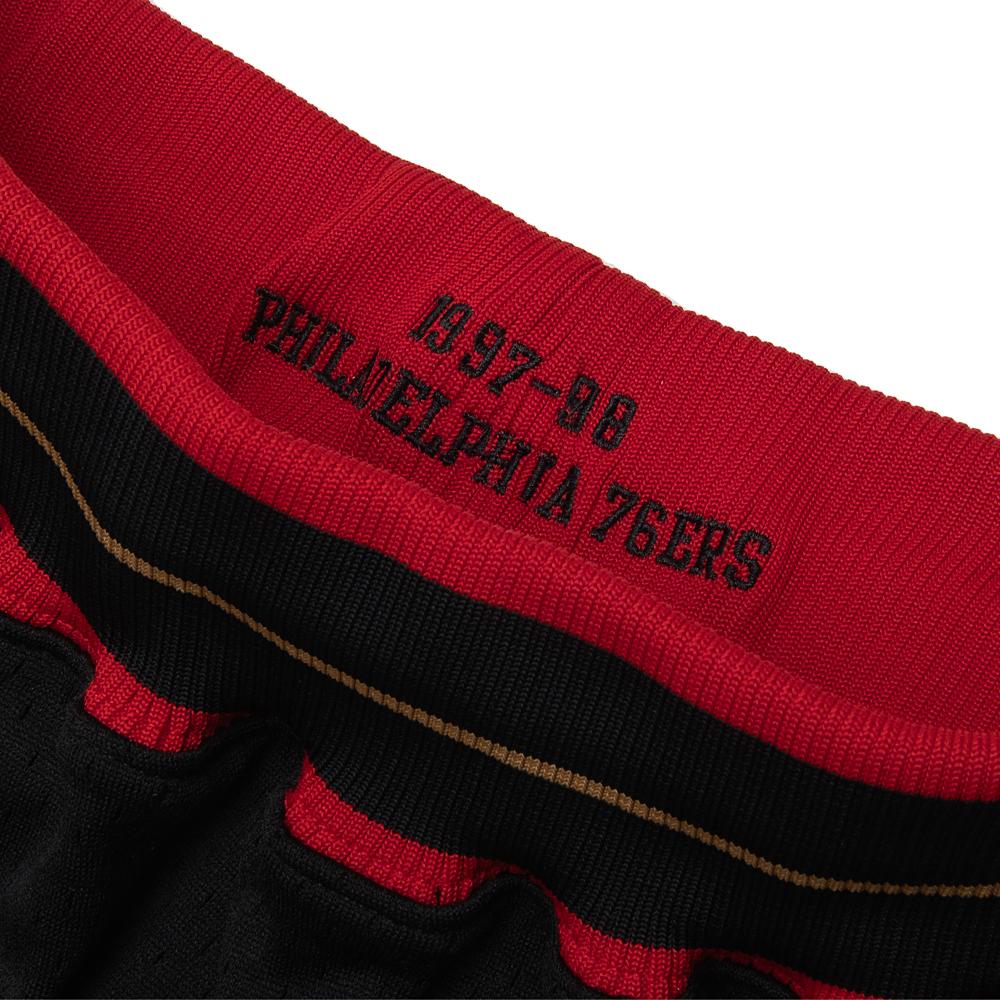 Phil. 76ers 97/98 Authentic Shorts | Black - Image 4