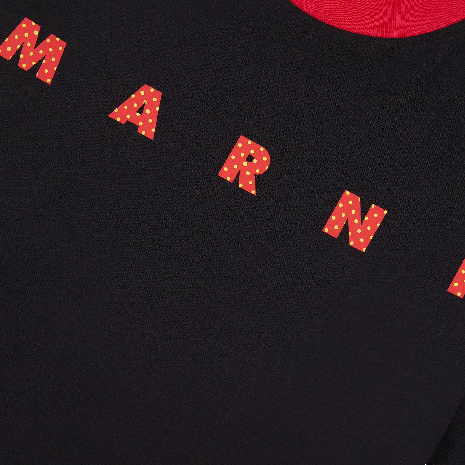 Polka Dot Logo Tee | Black - Image 3