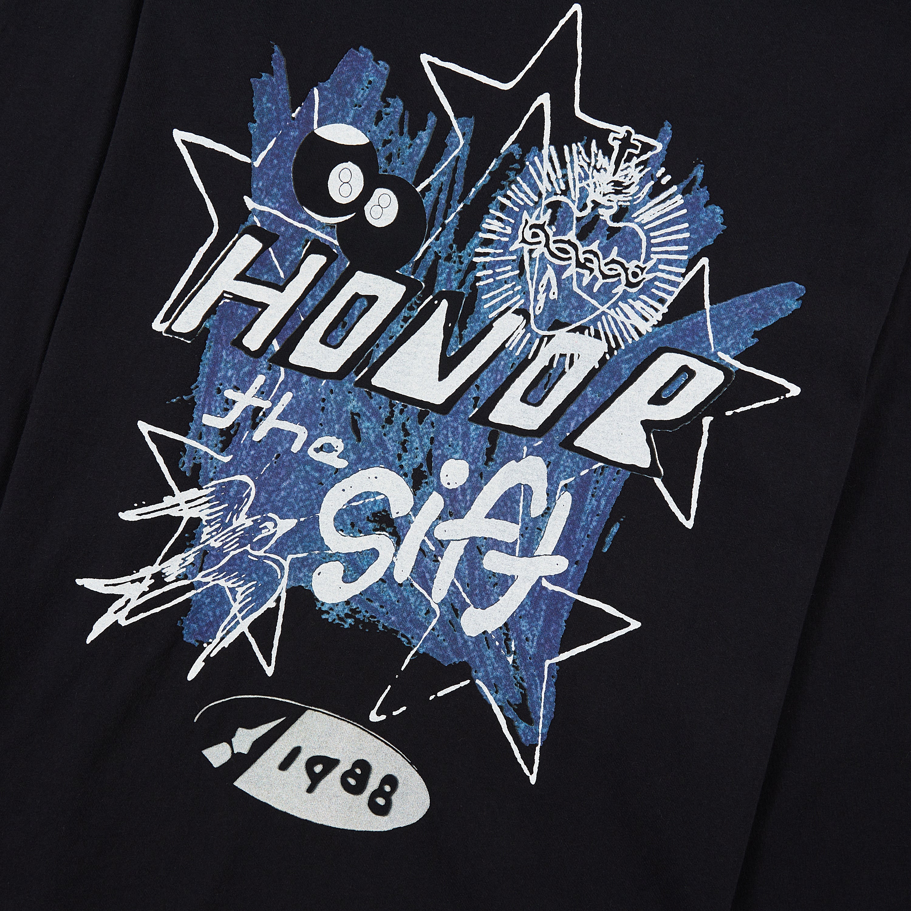 Pop Art L/S Tee | Black - Image 3