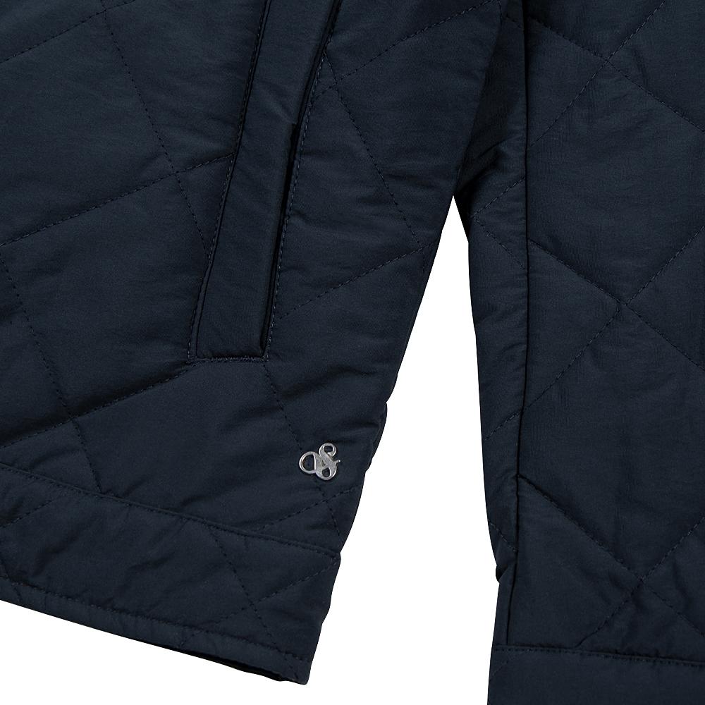 Quilted Short Jacket | Navy - Image 4