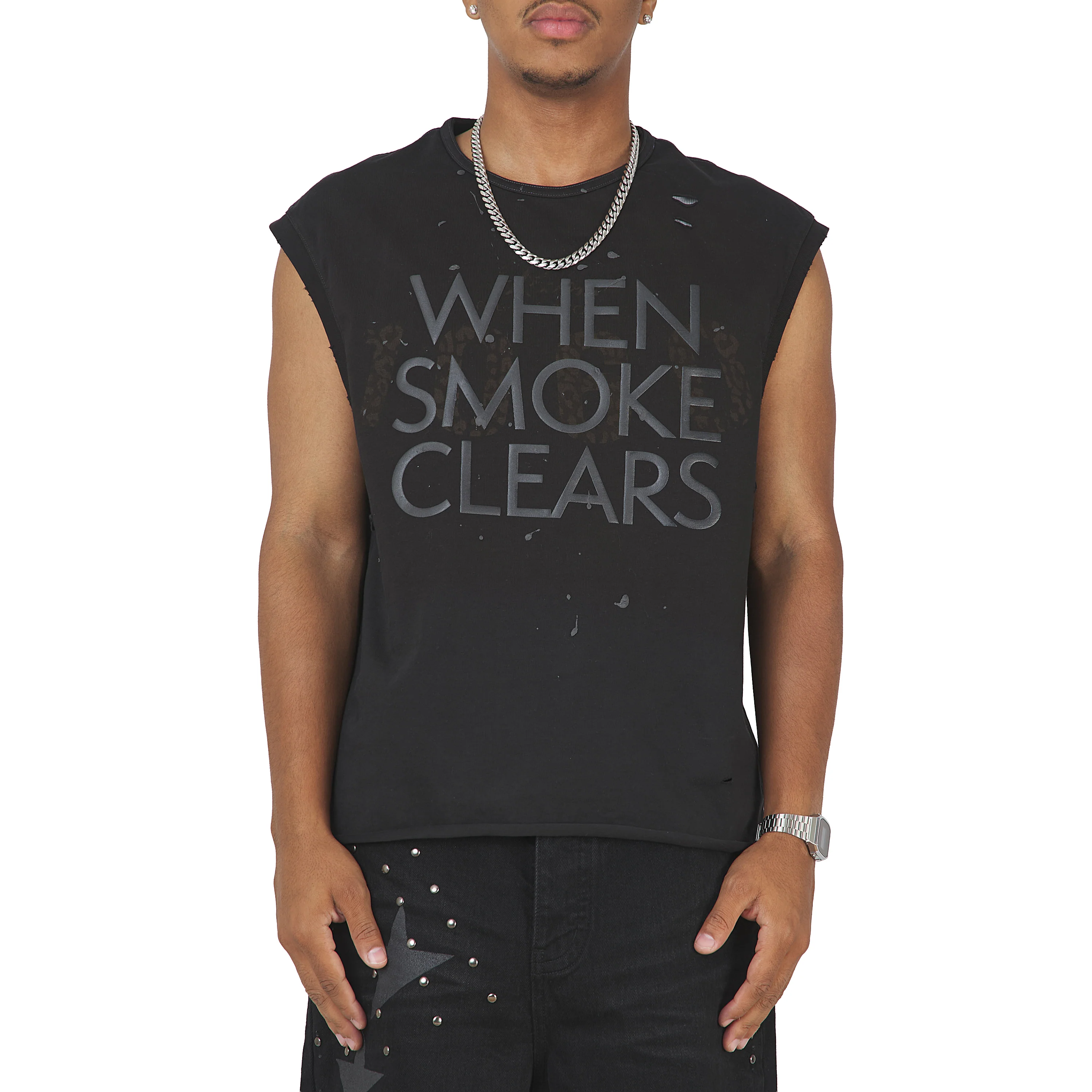 Repainted Logo Sleeveless Tee - Image 3