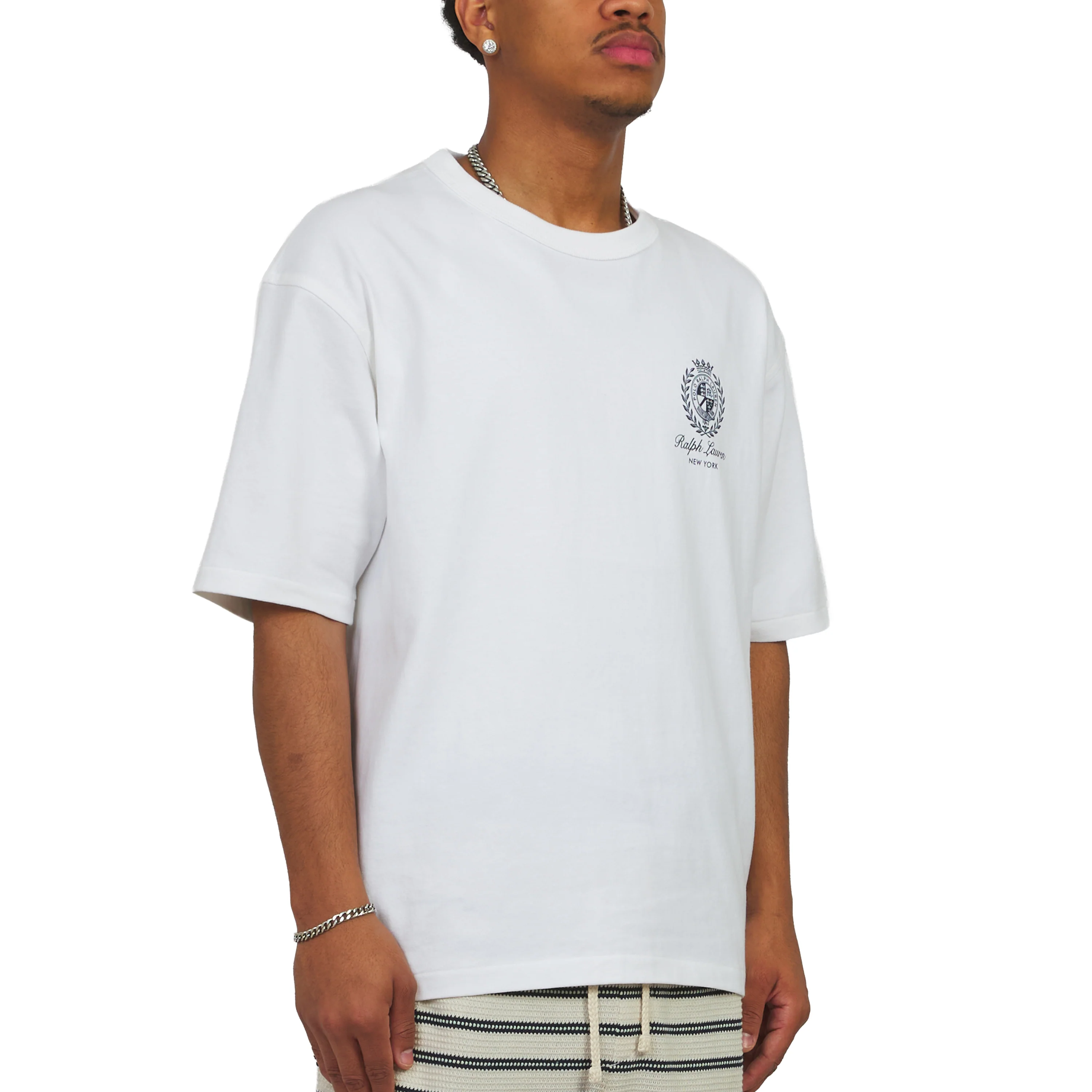 RL Crest Tee | White - Image 2
