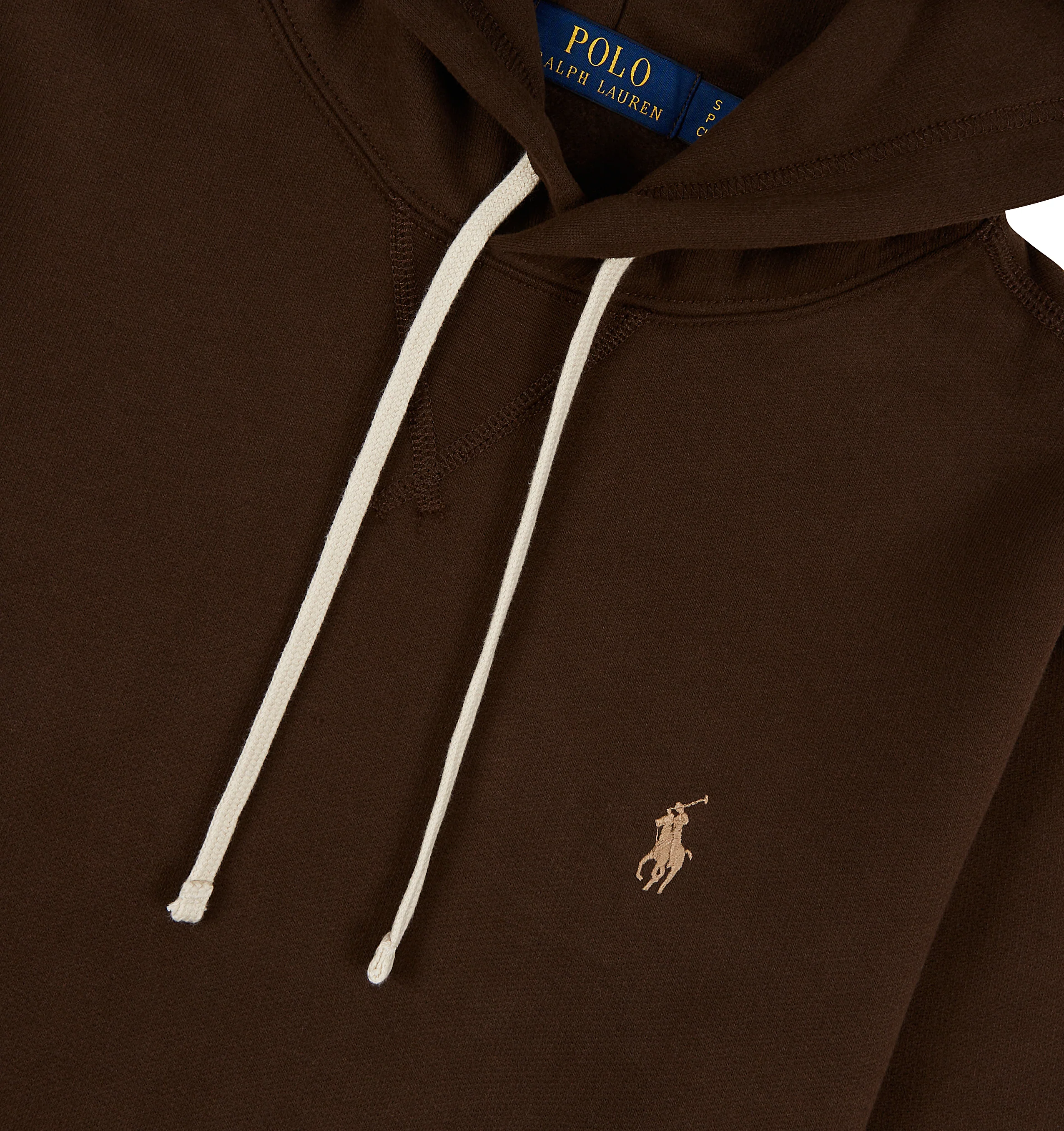 RL Fleece Pullover Hoodie | Nutmeg Brown - Image 2