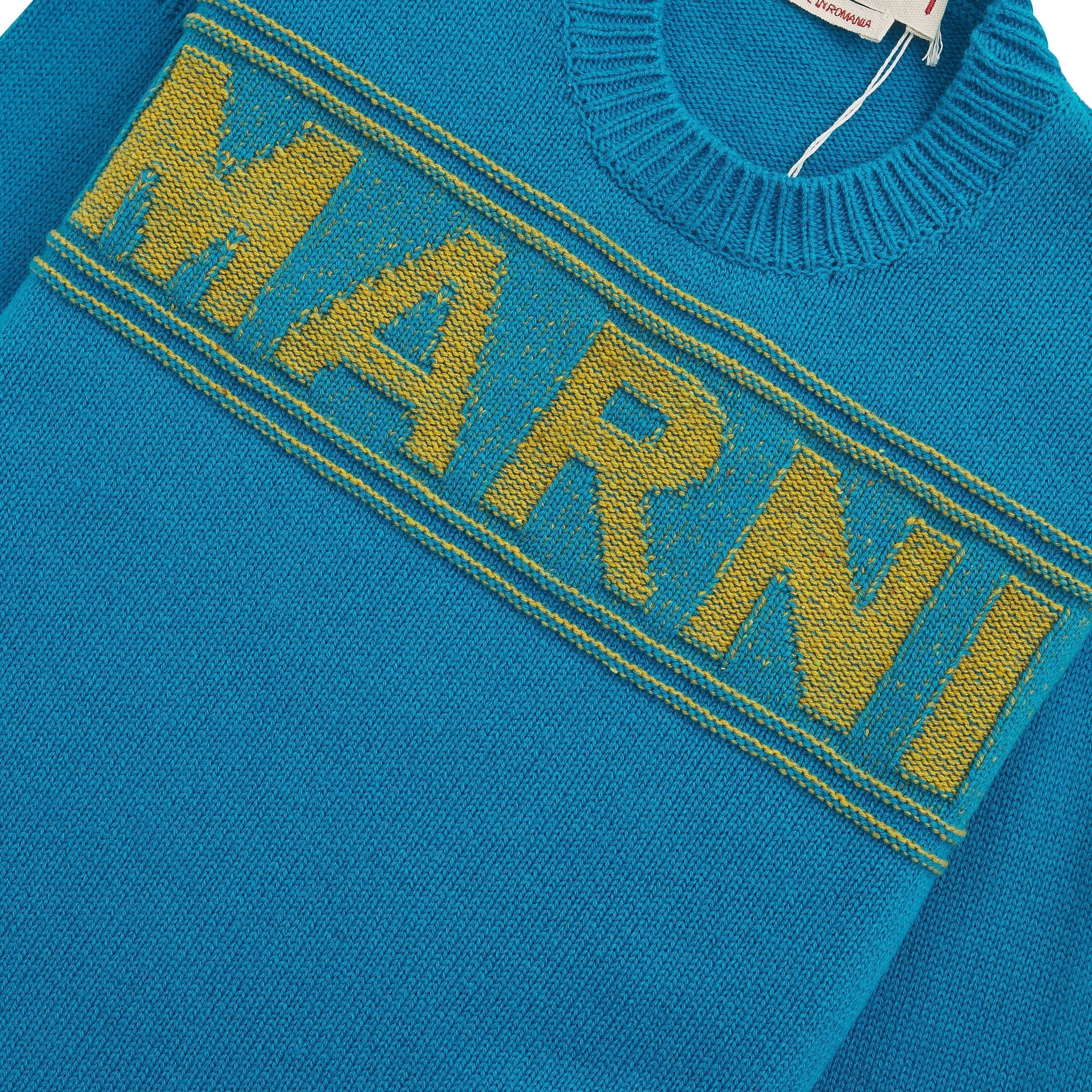 Roundneck Logo Sweater | Cobalt - Image 3