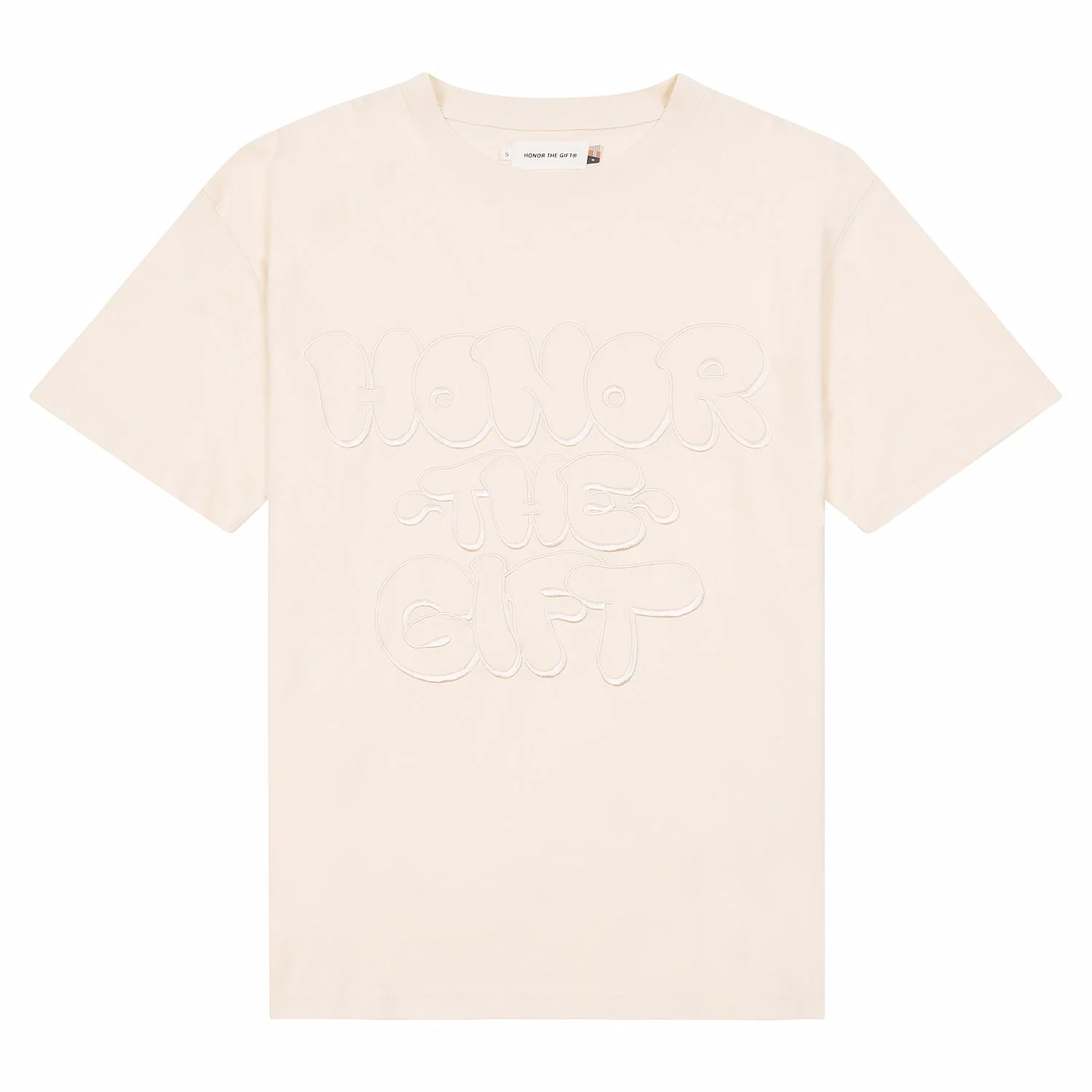Script Tee | Bone