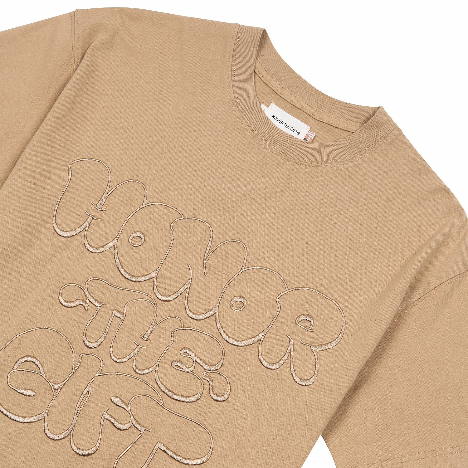 Script Tee | Tan - Image 2