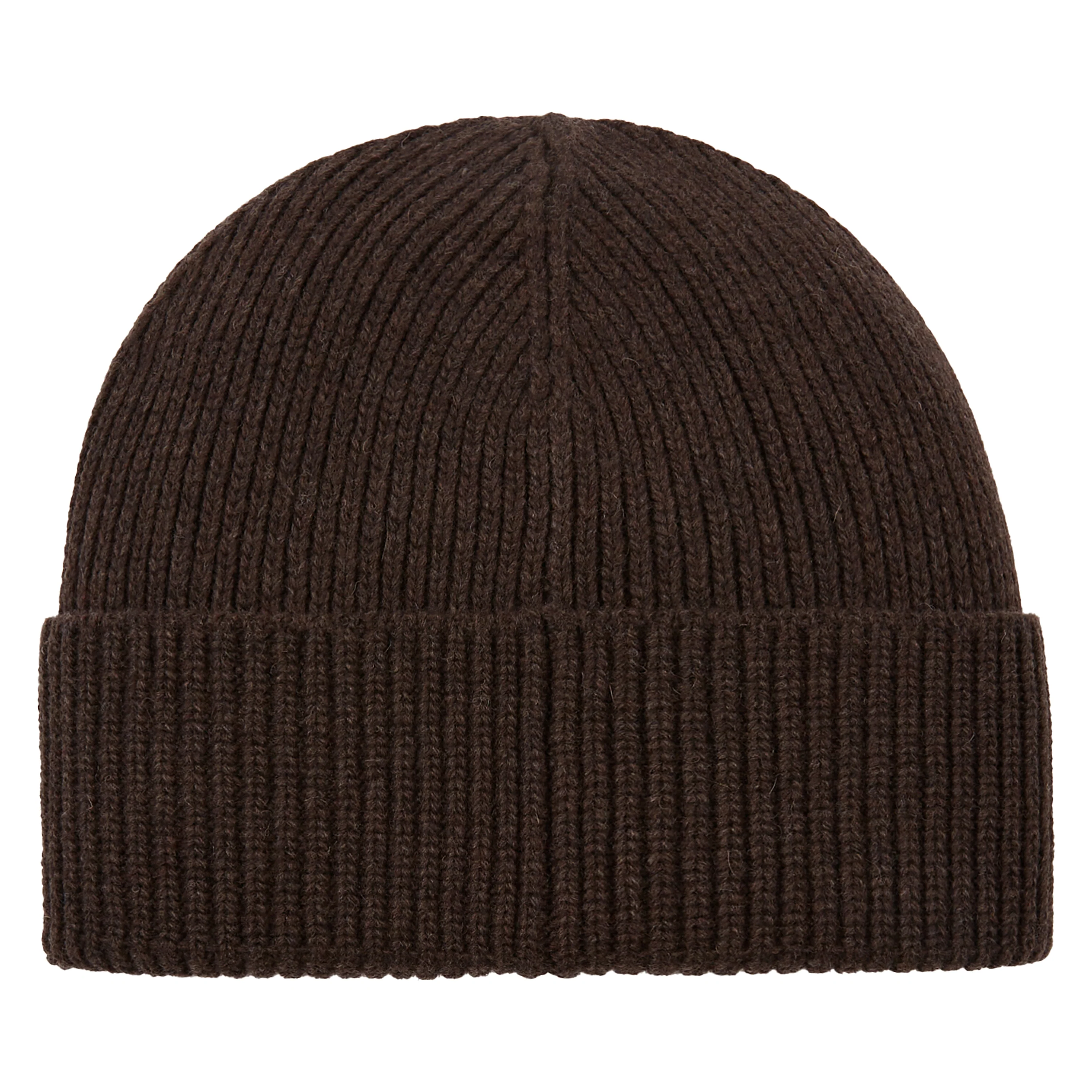 Signature Cuff Beanie | Dark Brown Heather - Image 4