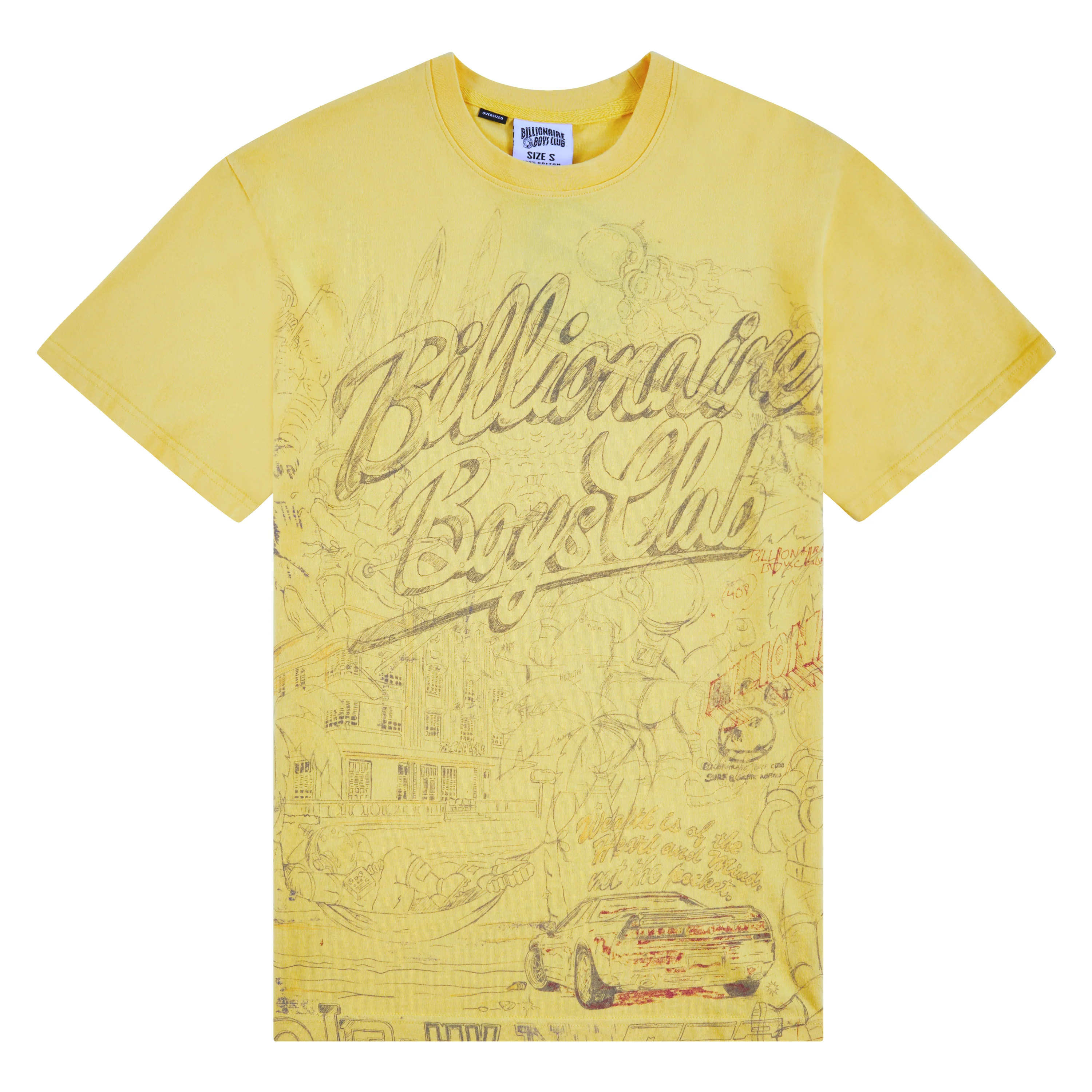 Sketch Tee | Pale Marigold