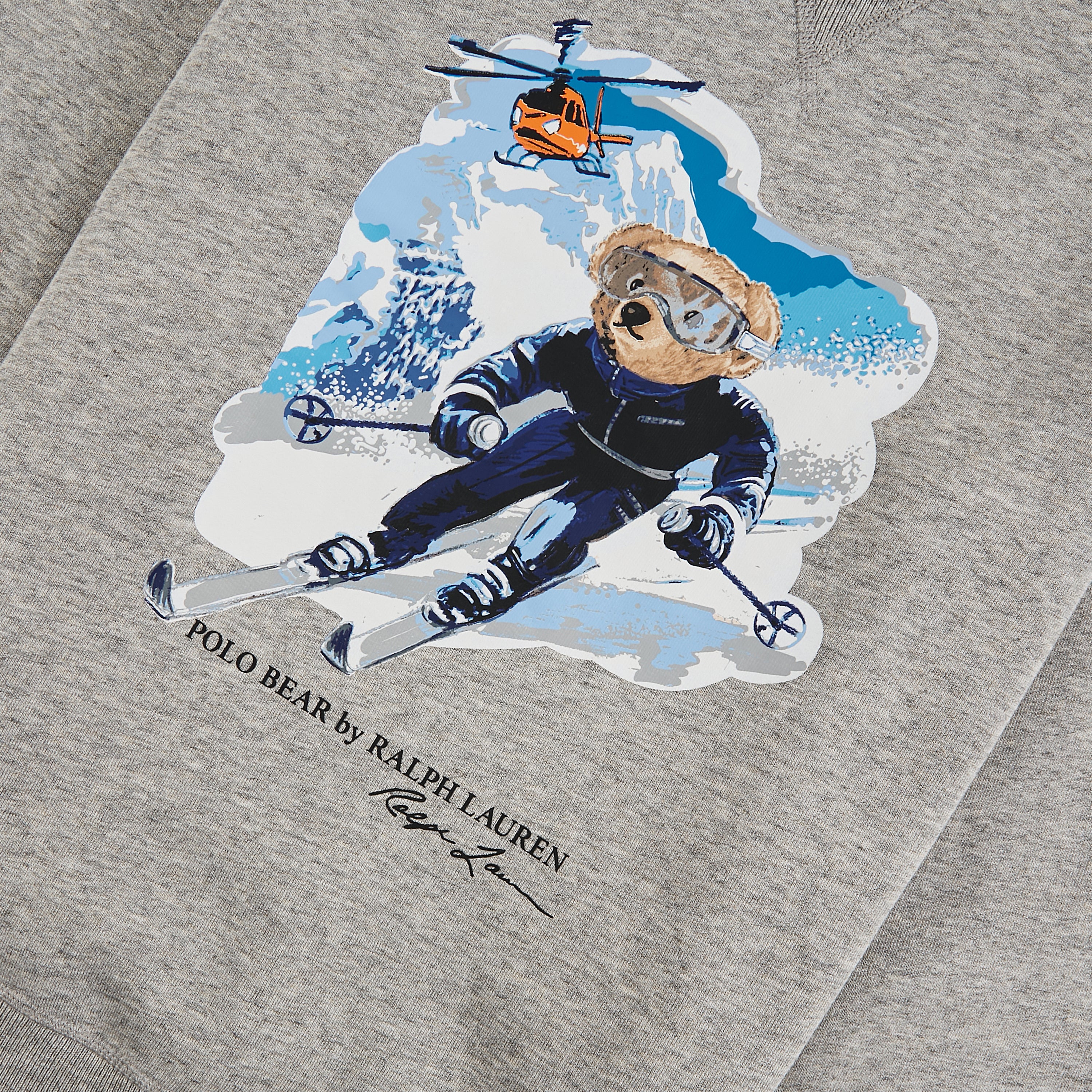 Ski Bear Sweatshirt | Grey - Image 4