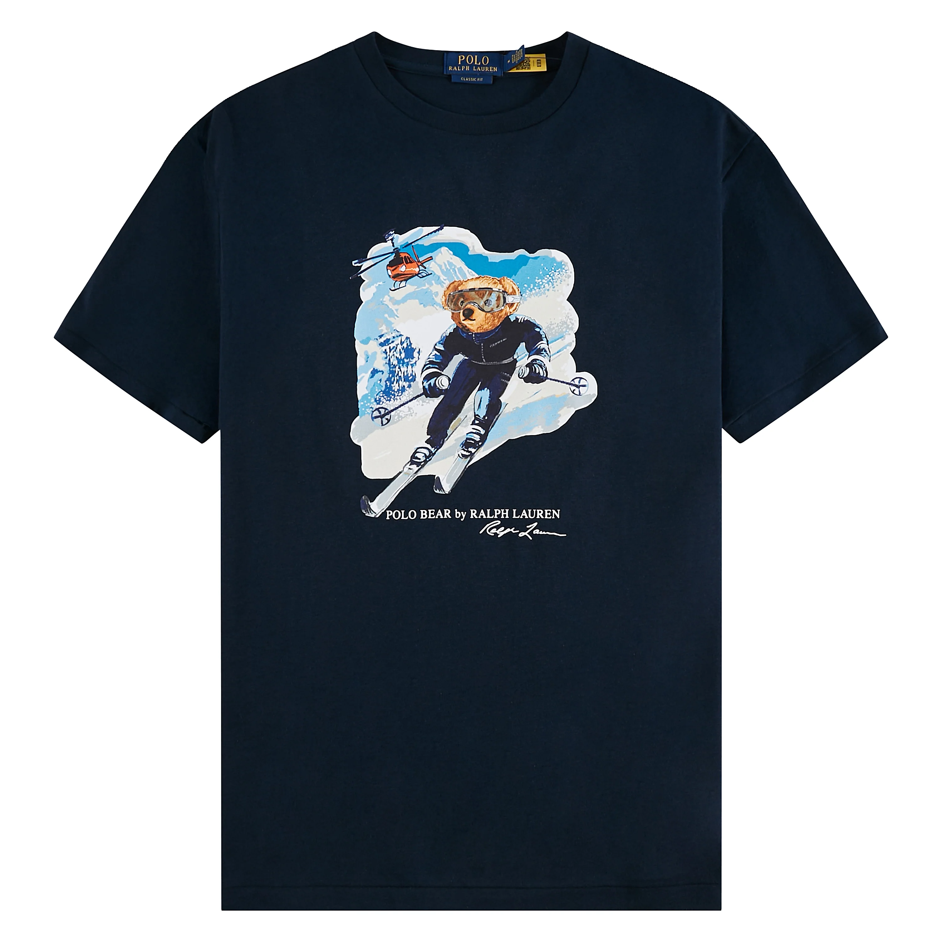 Ski Bear Tee | Blue